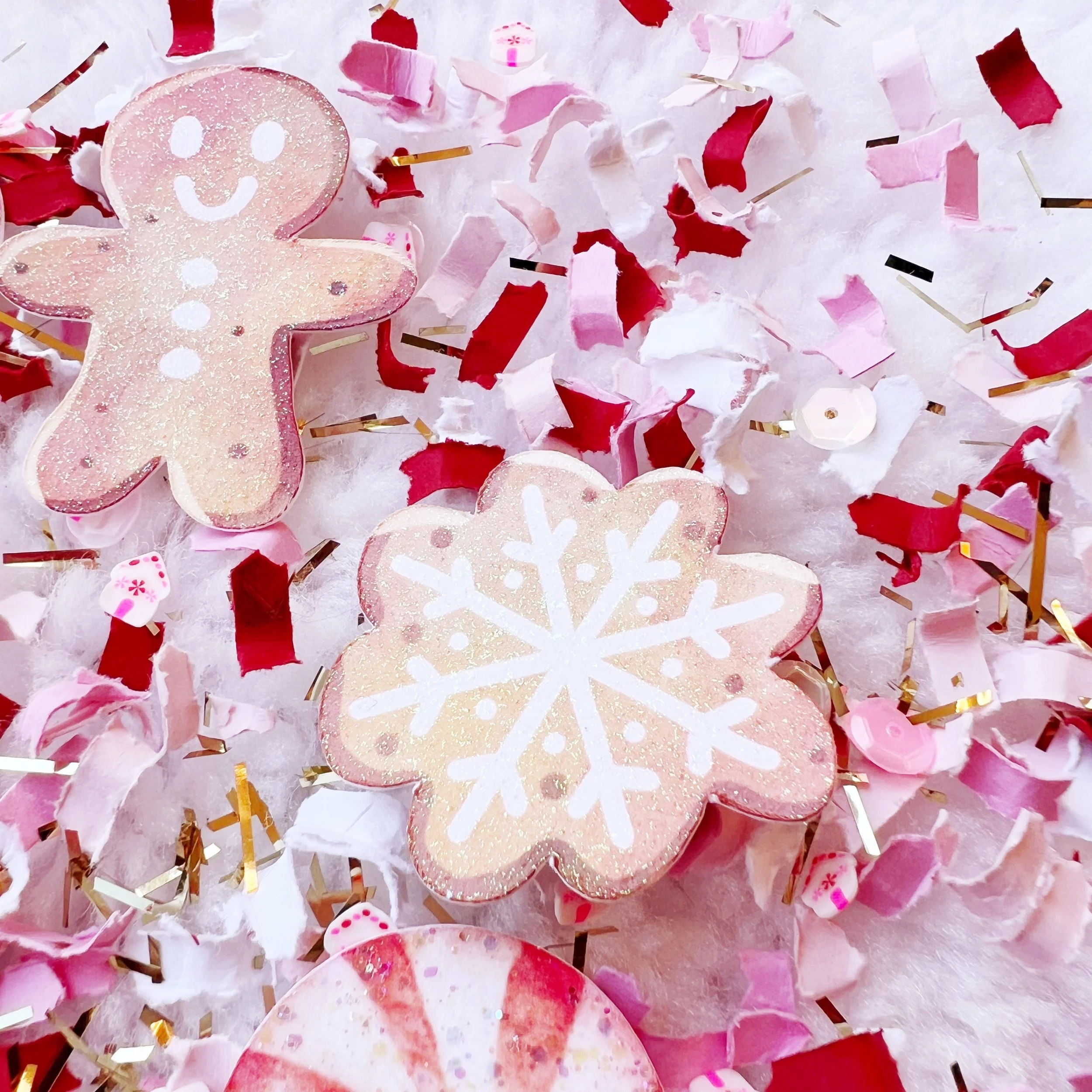 Peppermint Gingerbread Confetti