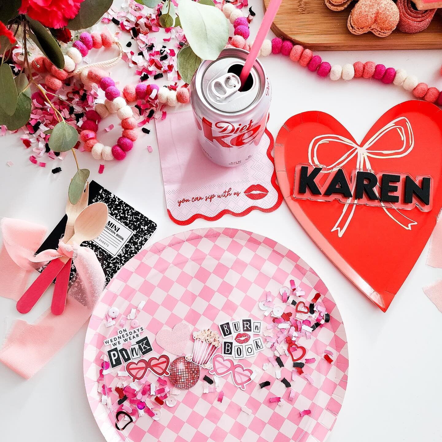 𝗢𝗻 𝗪𝗲𝗱𝗻𝗲𝘀𝗱𝗮𝘆𝘀 𝗪𝗲 𝗪𝗲𝗮𝗿 𝗣𝗶𝗻𝗸! 💗 This Mean Girls Party from @sophiemorganjones is So Fetch. This confetti mix was created exclusively for this outstanding party Sophie put together and it&rsquo;s now available in my shop. 𝘚𝘵𝘢𝘺