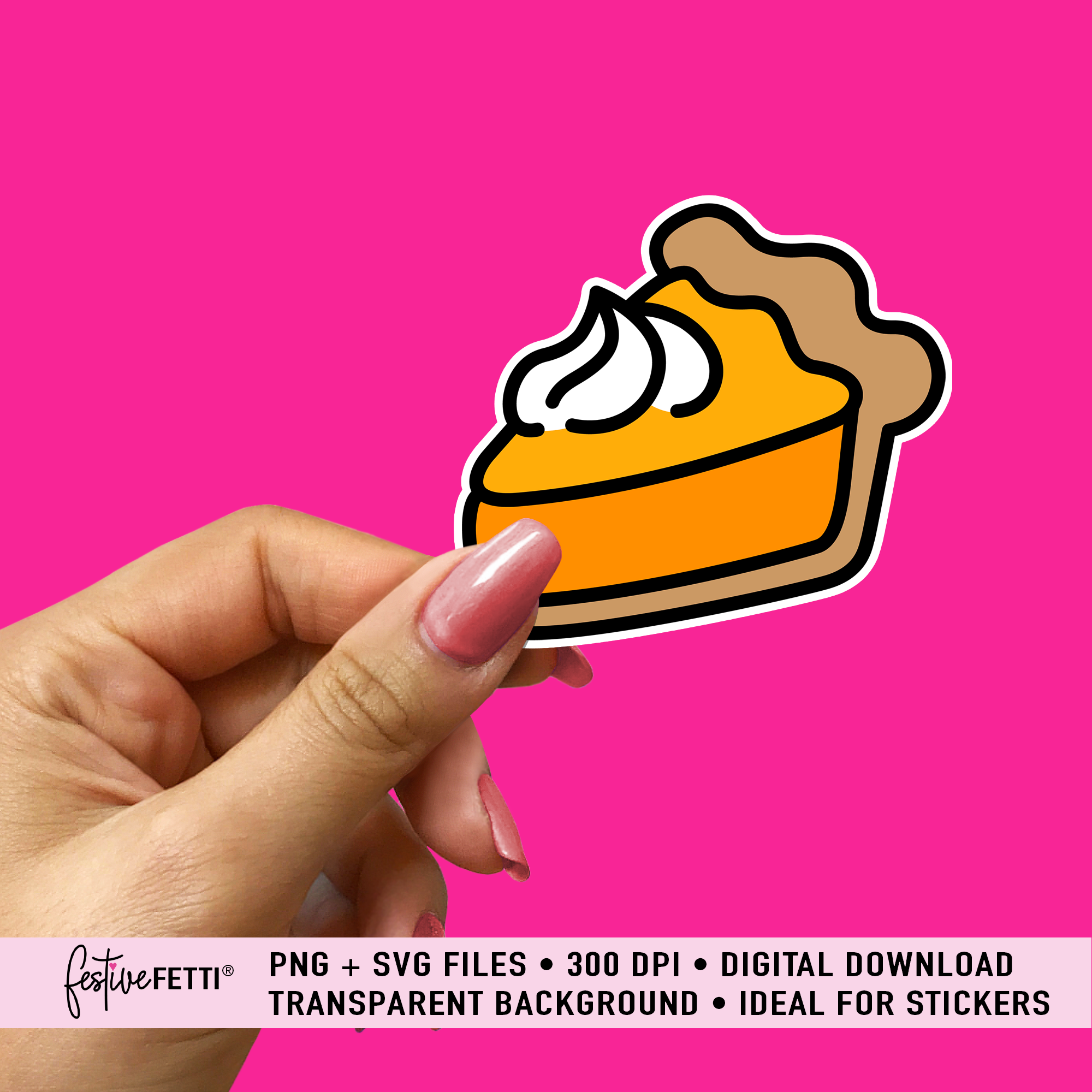 clip art pumpkin pie sticker.png