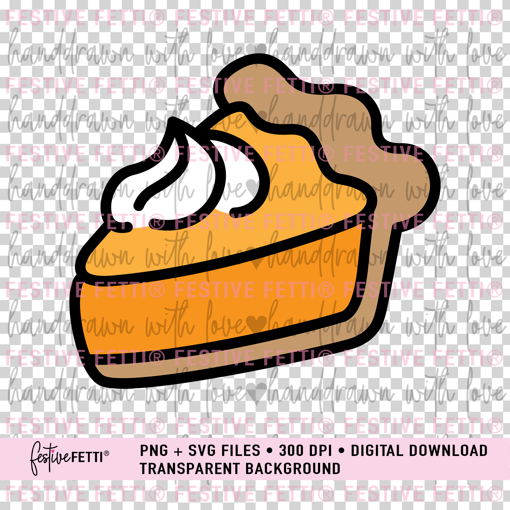 clip art pumpkin pie transparent background.png