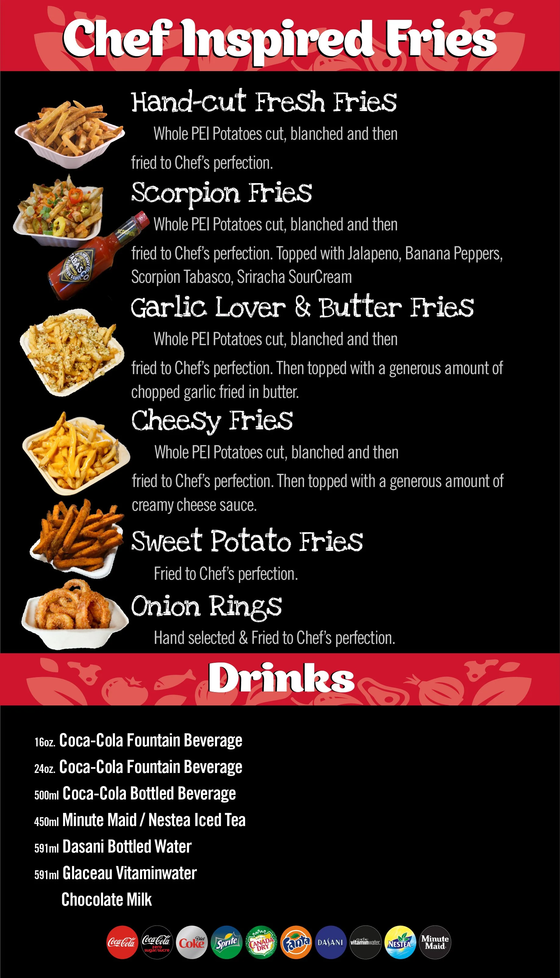 MENU — Cheese Curds Gourmet Burgers + Poutinerie — Cheese Curds Gourmet Burgers + Poutinerie