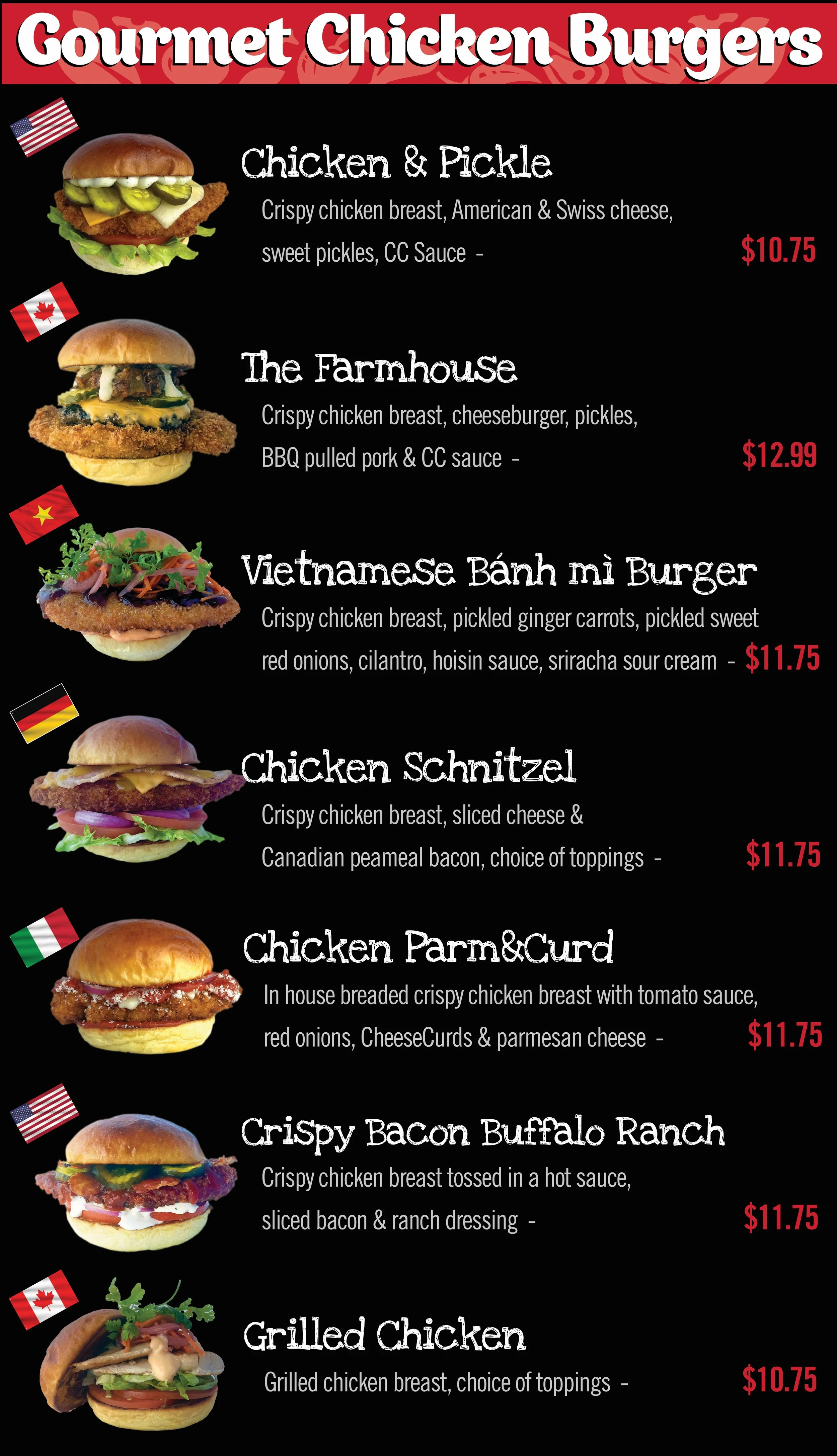 MENU — Cheese Curds Gourmet Burgers + Poutinerie — Cheese Curds Gourmet