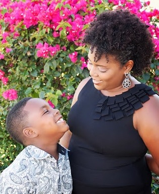 Nugent and her son. 