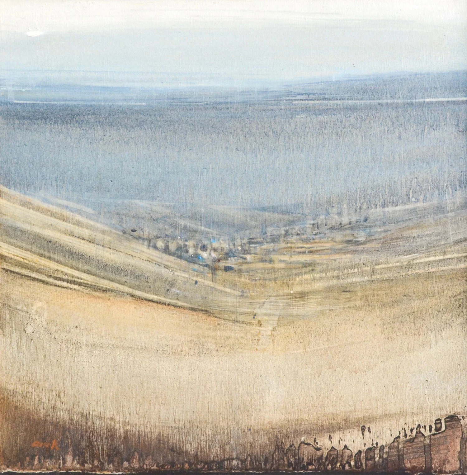 Basin oil on panel 12 x 12" 2016