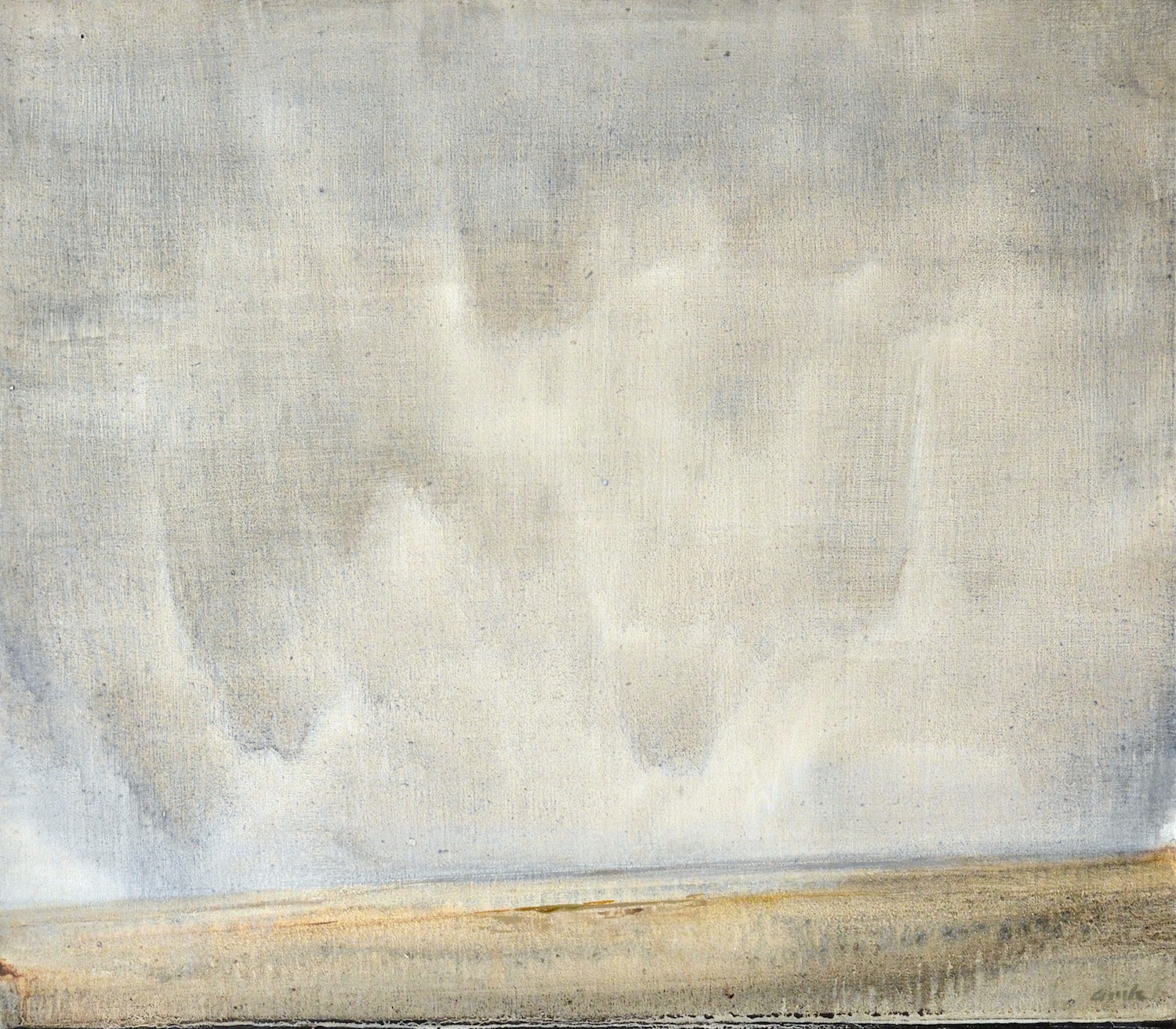 Mammatus oil on panel 13 x 15" 2017