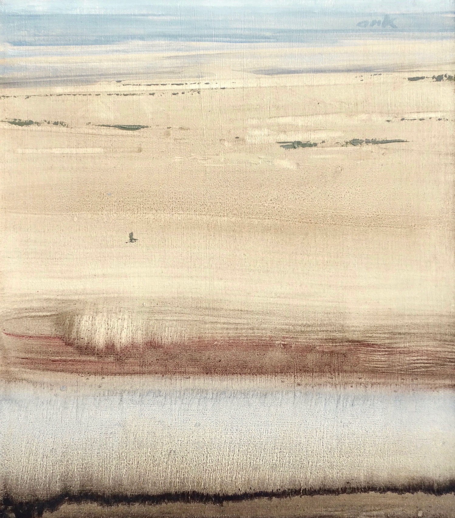 Overlook- East oil on panel 12 x 10" 2015