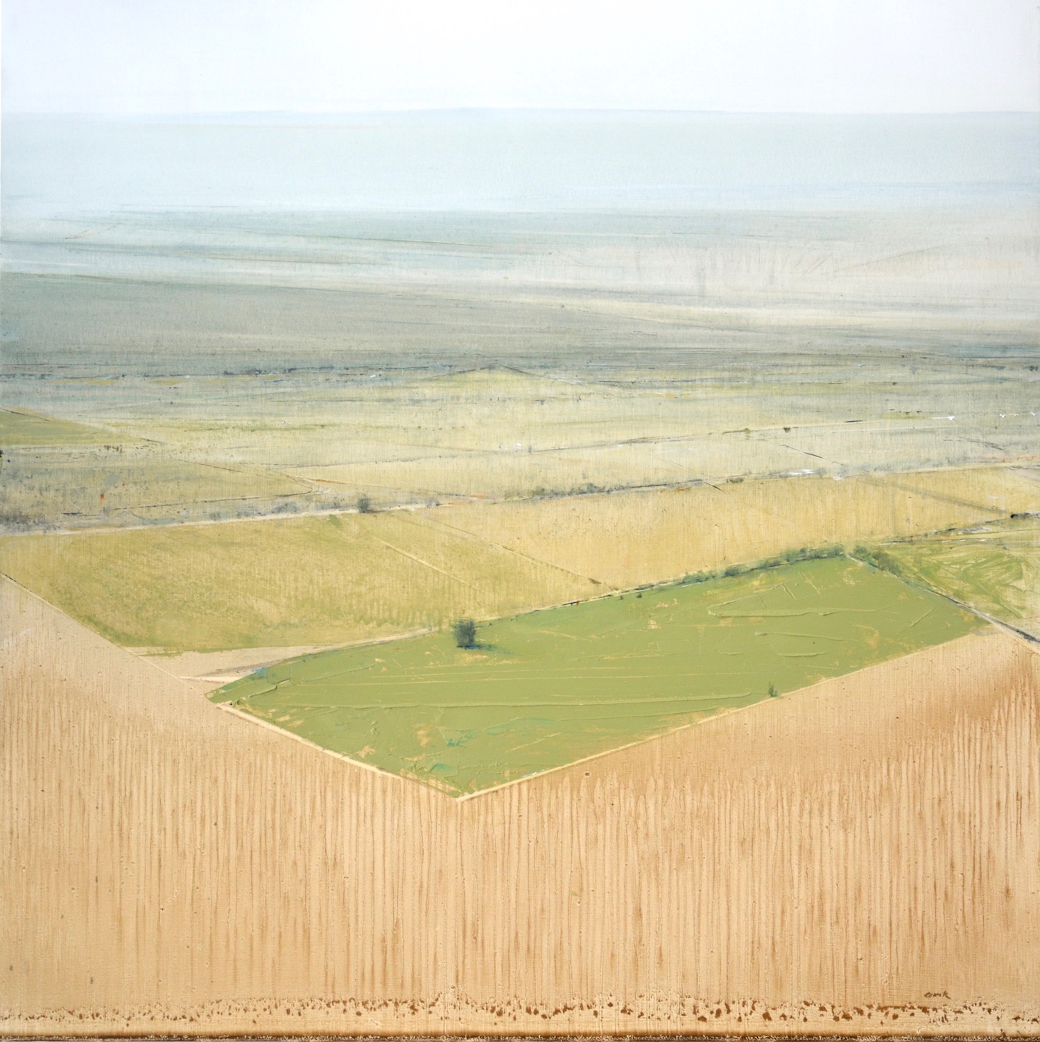 Cradle oil on panel 36 x 36" 2018