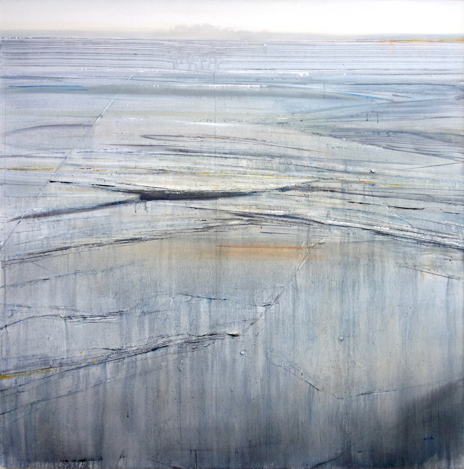 Intertidal oil on canvas 60 x 60” 2018