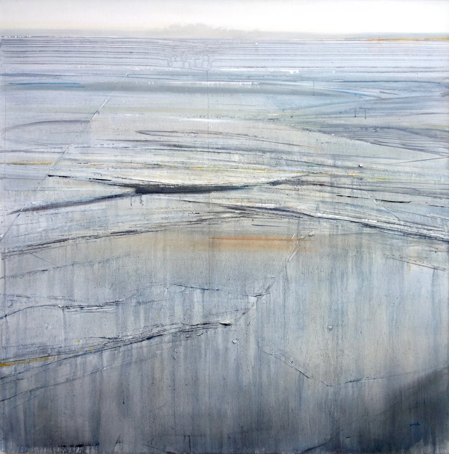 Intertidal oil on canvas 60 x 60” 2018