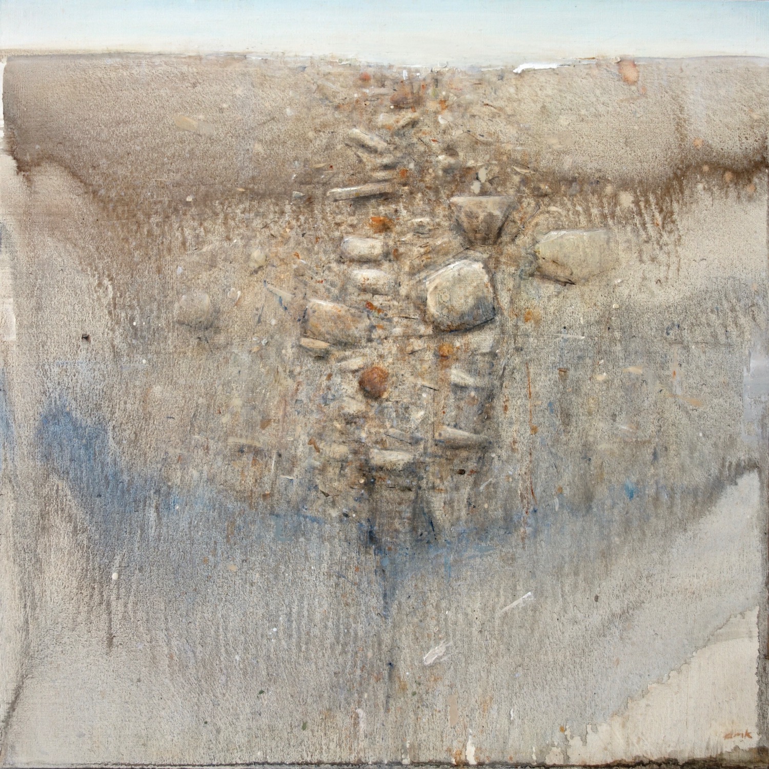 Column oil on panel 16 x 16” 2018