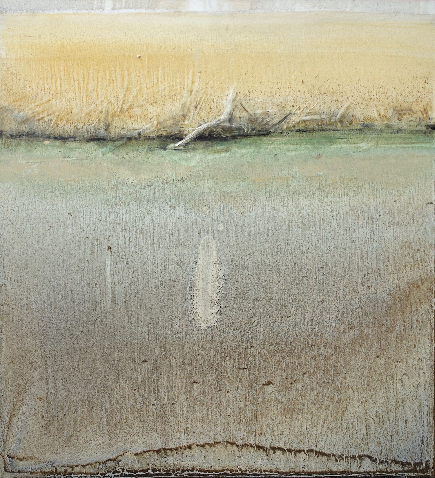River- February oil on panel 16 x 14.5 2018