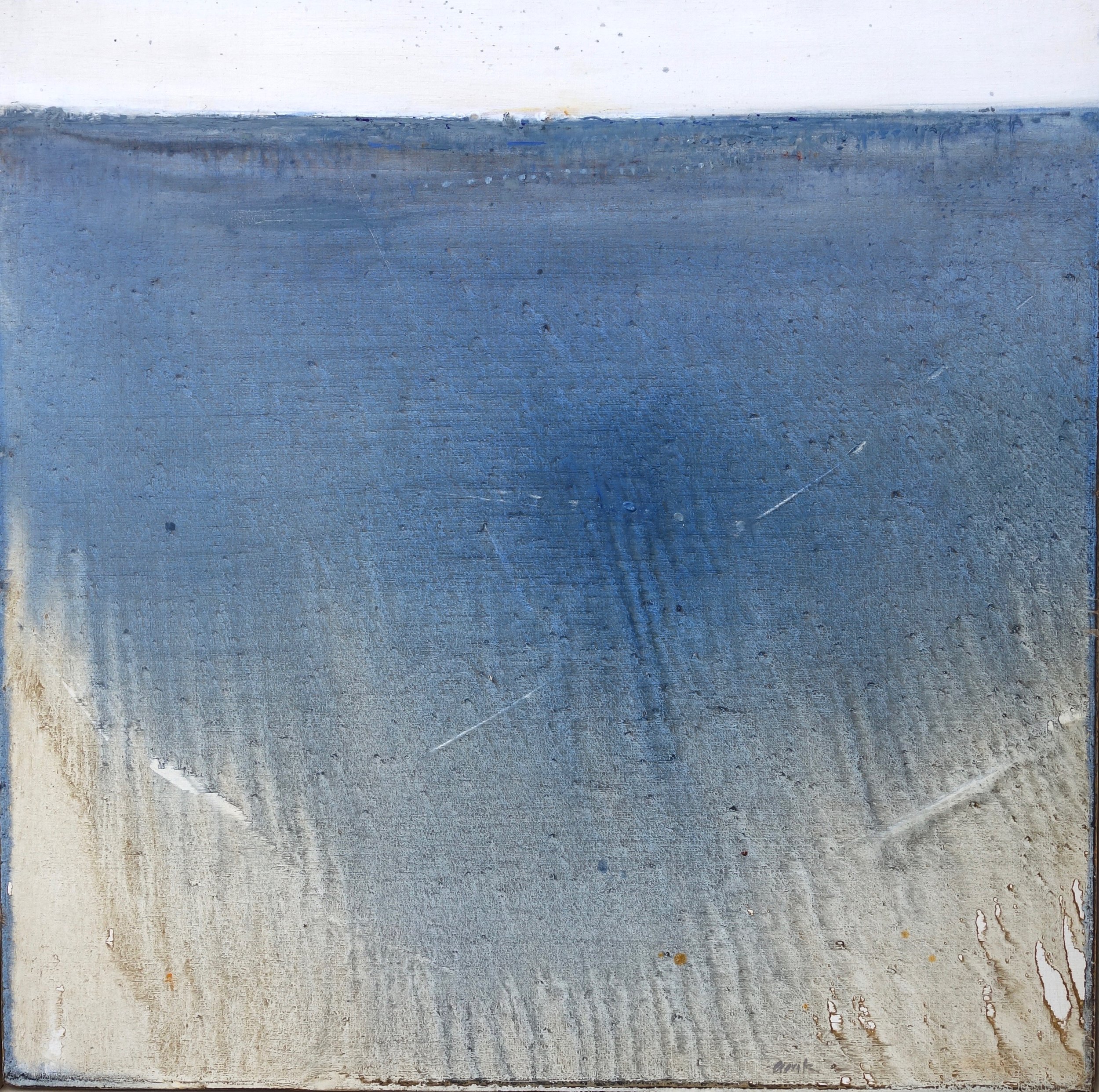 Fathom oil on panel 12.5 x 12.5” 2019
