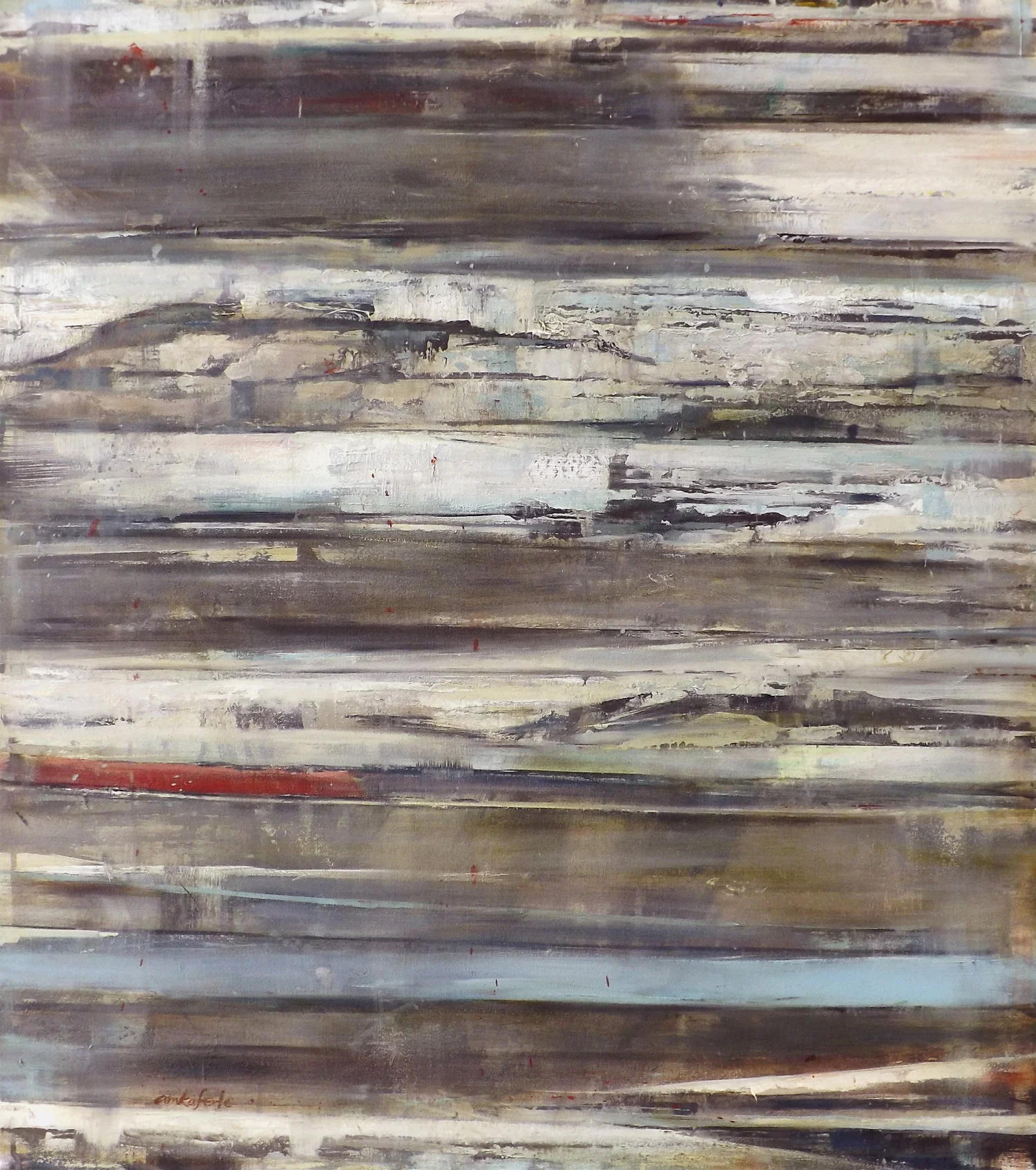 Forum oil on canvas 36 x 32” 2013