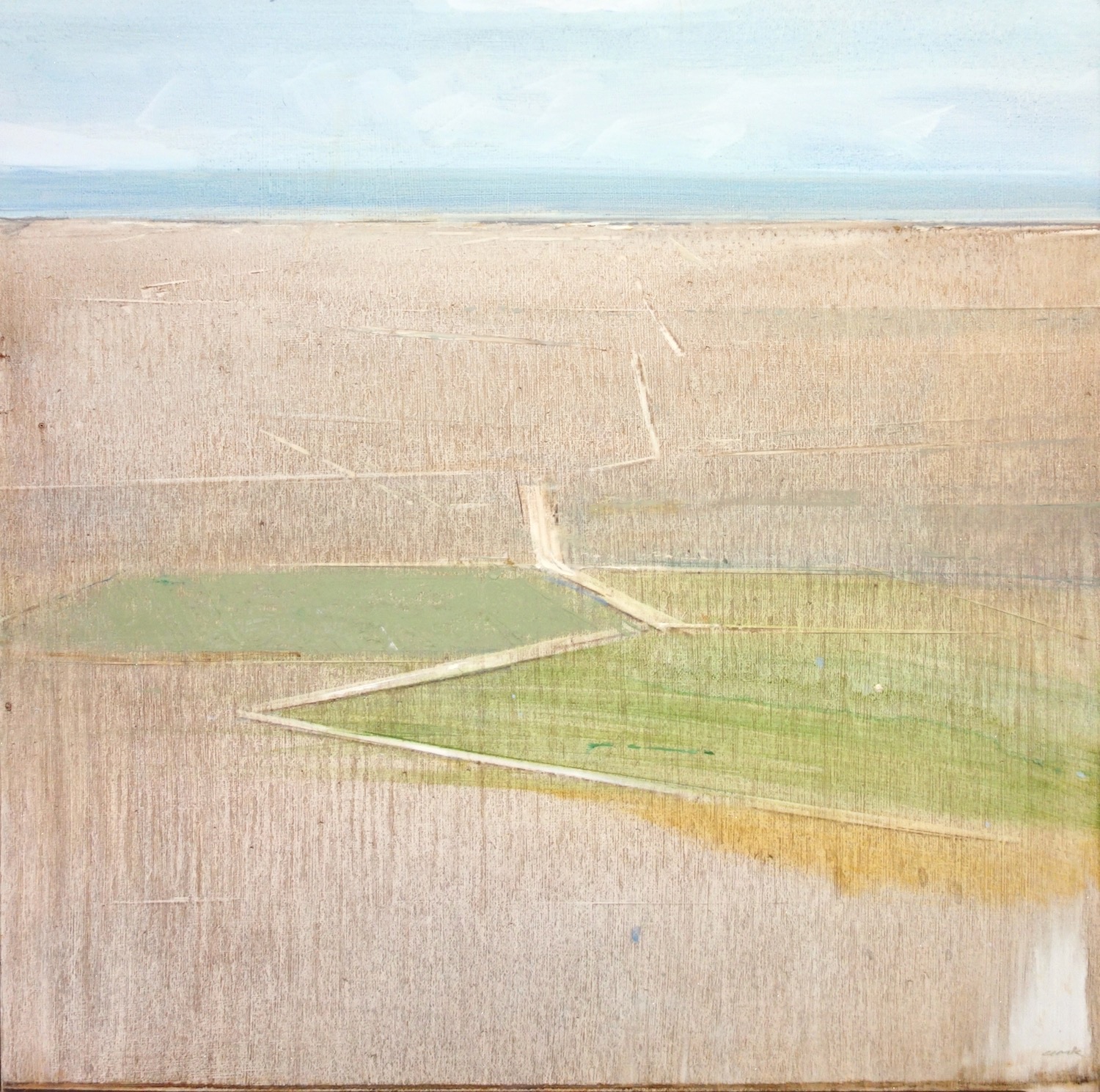 Soil Horizon oil on panel 17 x 17” 2018