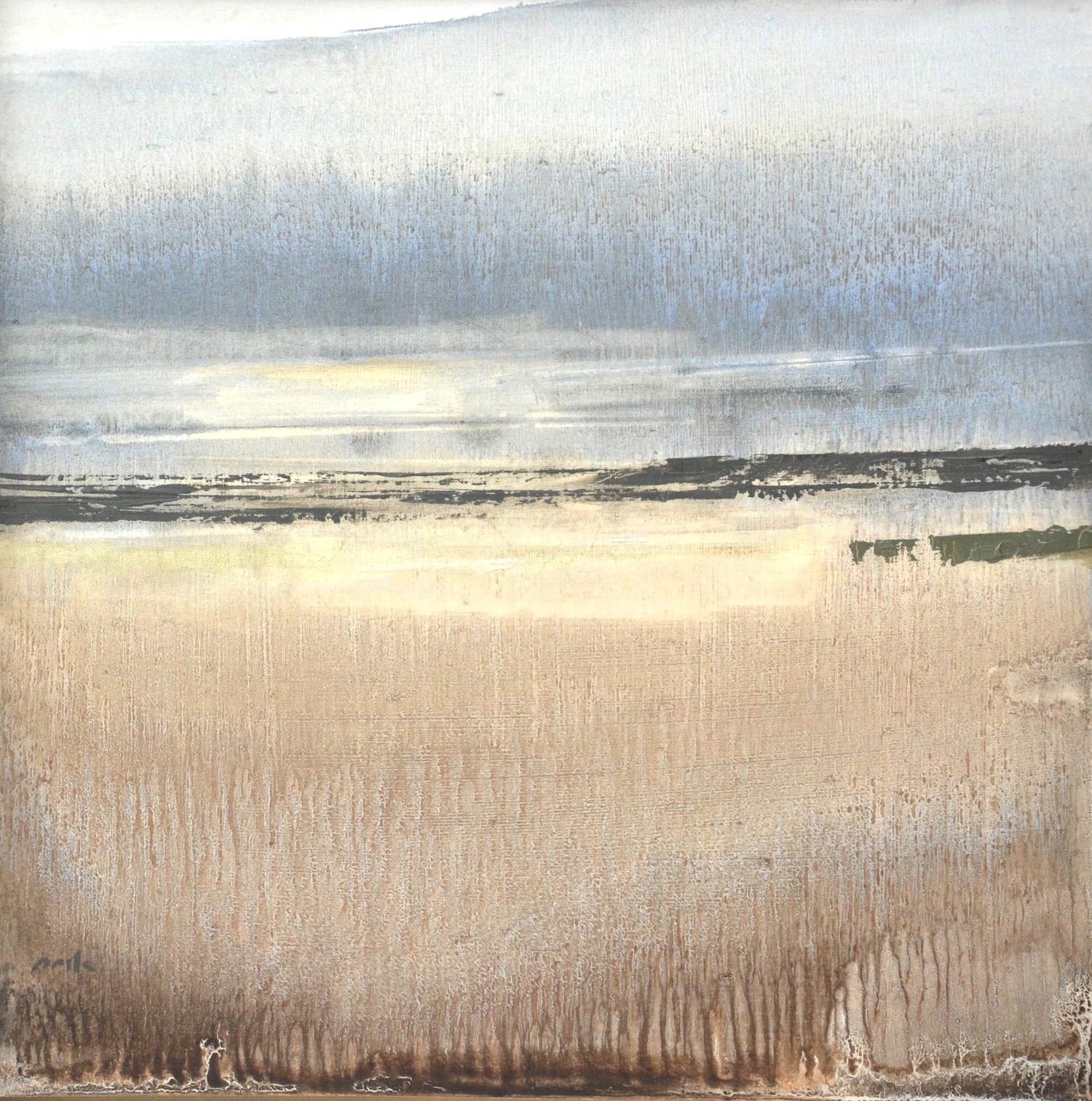Range I oil on panel 12 x 12" 2016