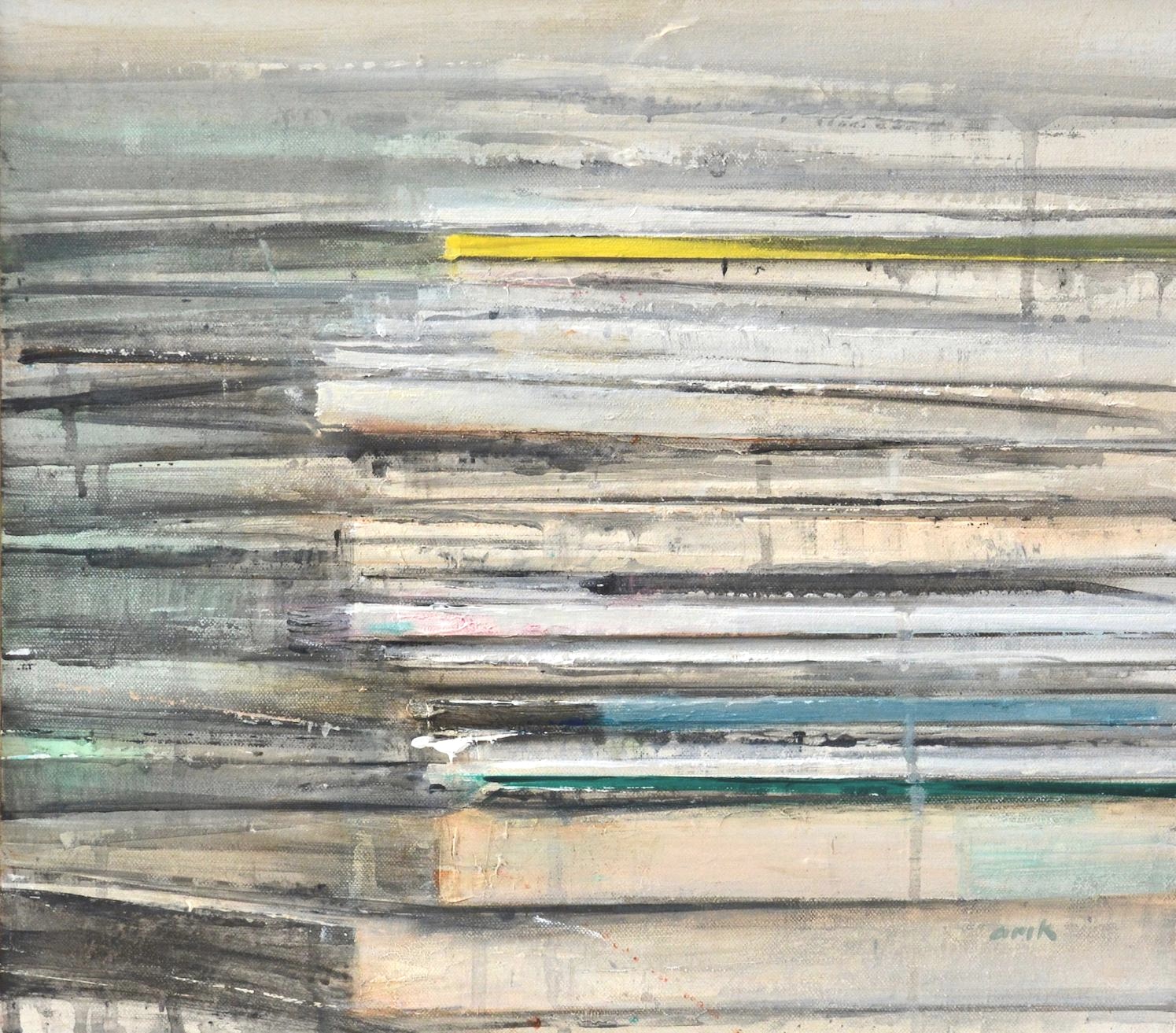 Volume III oil on canvas 16 x 16" 2016
