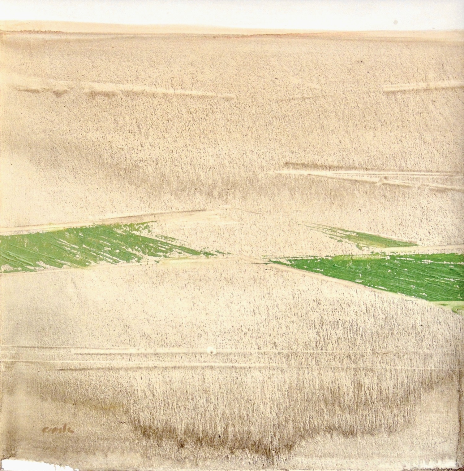 Field II oil on panel 12 x 12" 2016