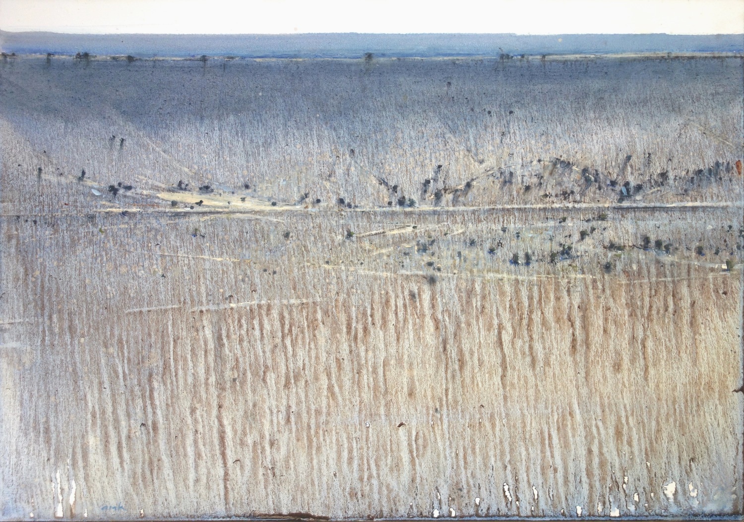 Blue Bowl oil on panel 14 x 20” 2018