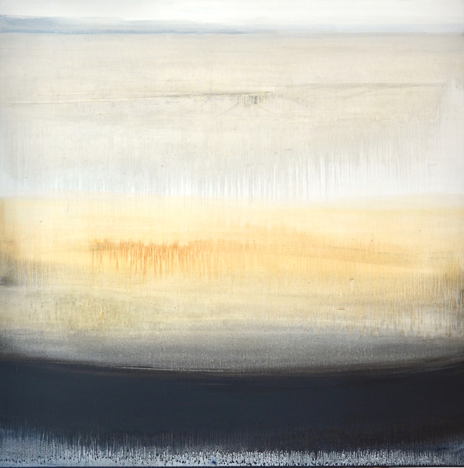 Carbon oil on panel 40 x 40" 2017
