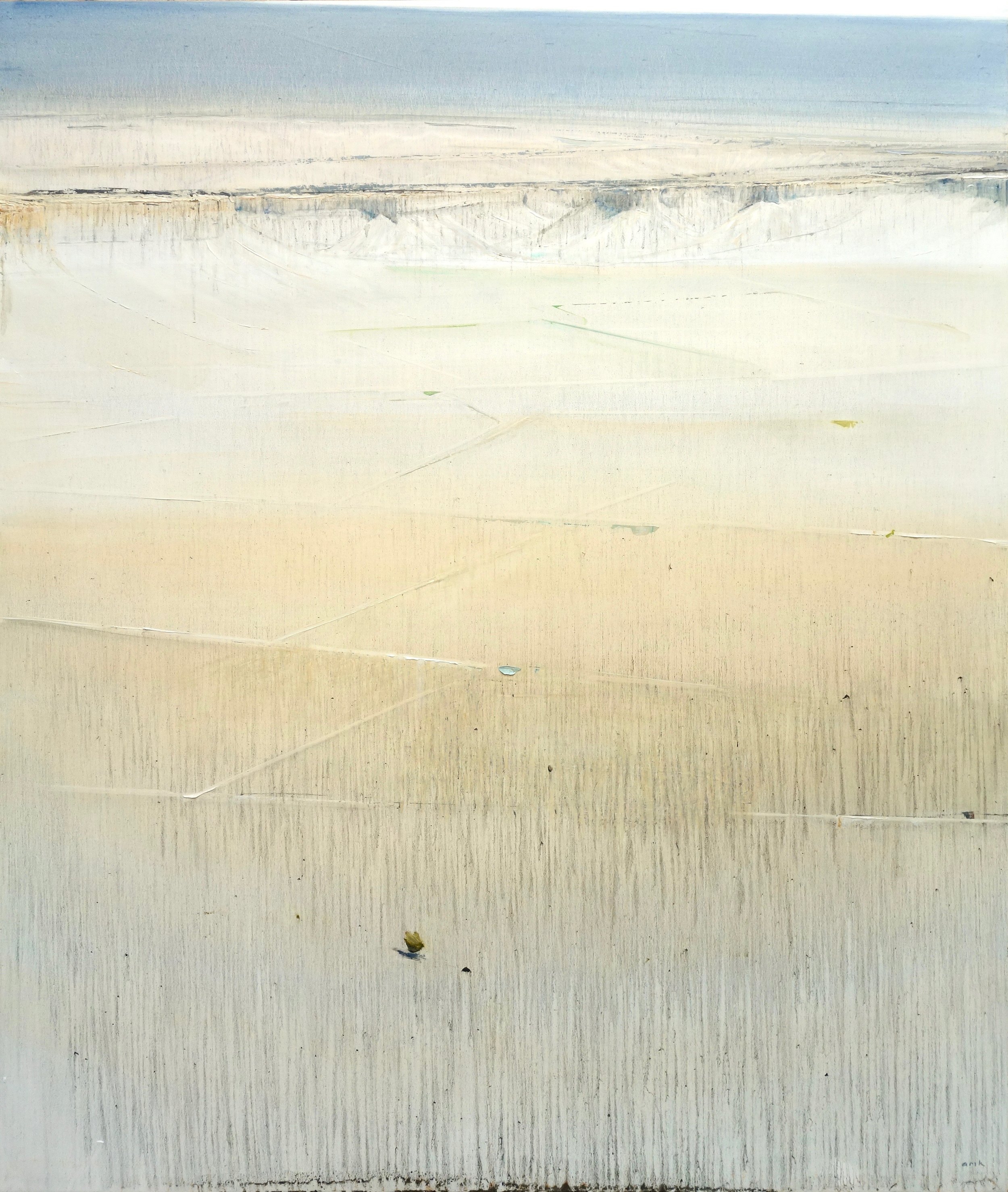 White Field oil on panel 48 x 40” 2019
