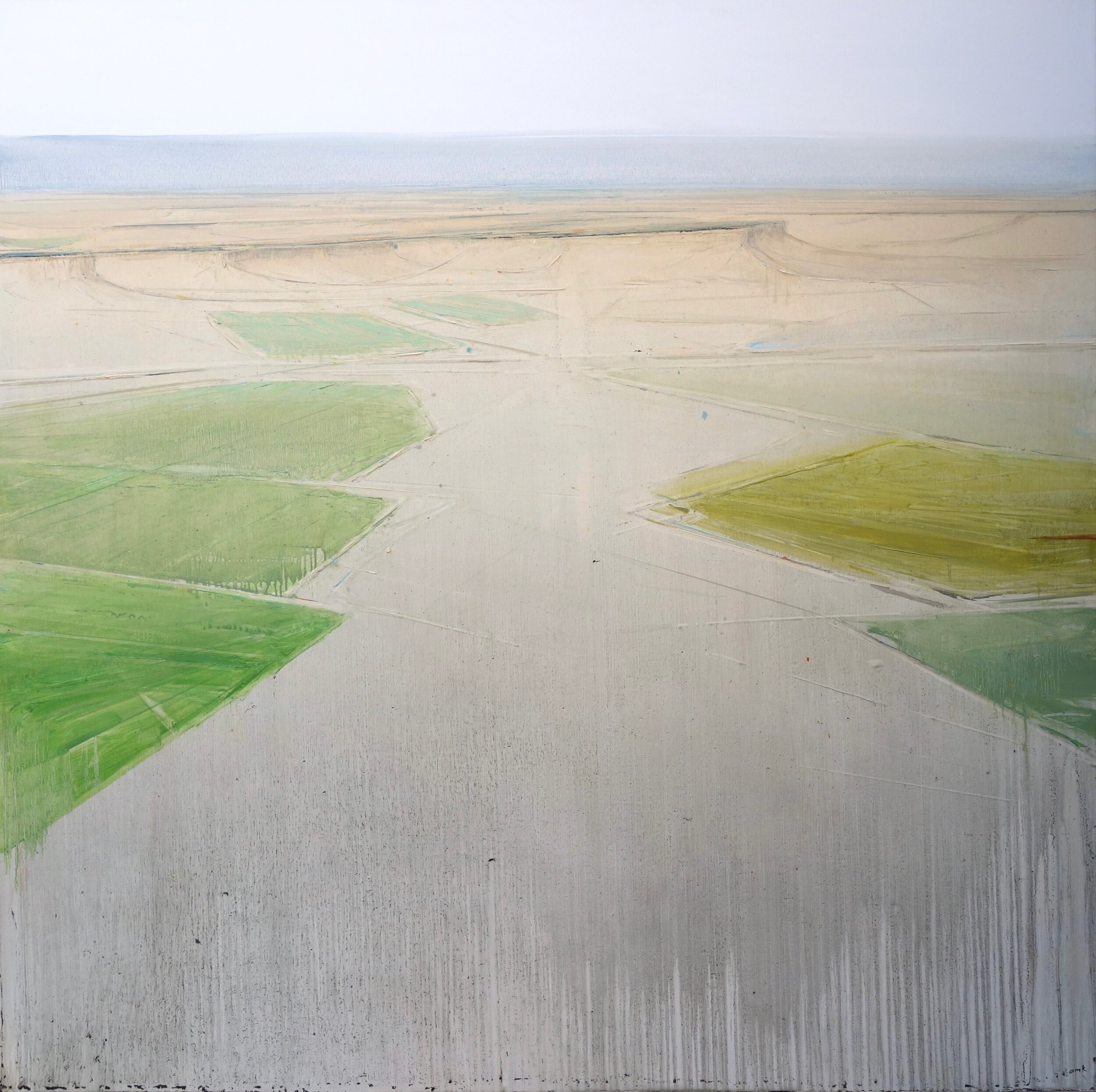 Bezel oil on canvas 60 x 60” 2019