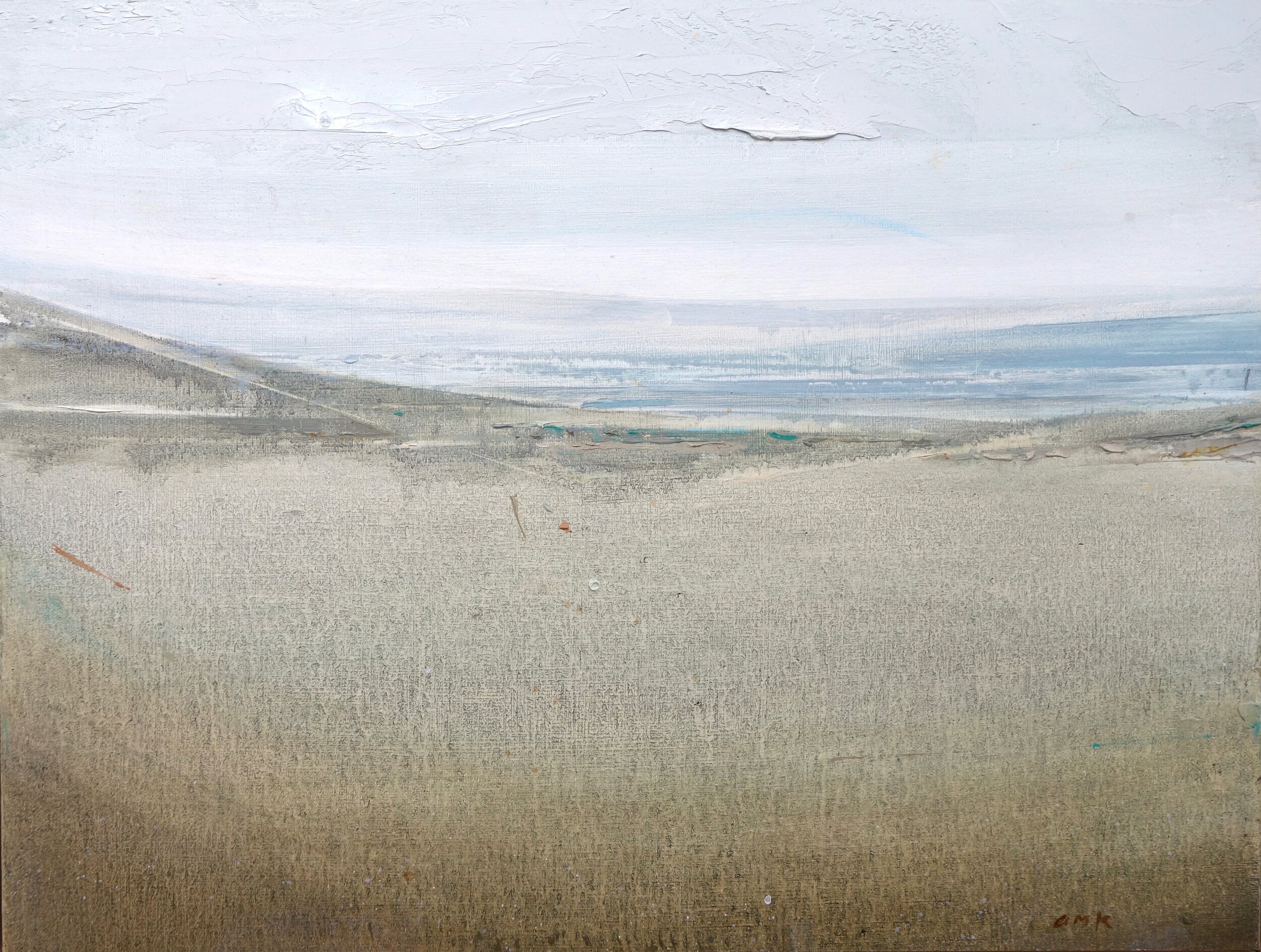 Bromus oil on panel 9 x 12” 2019