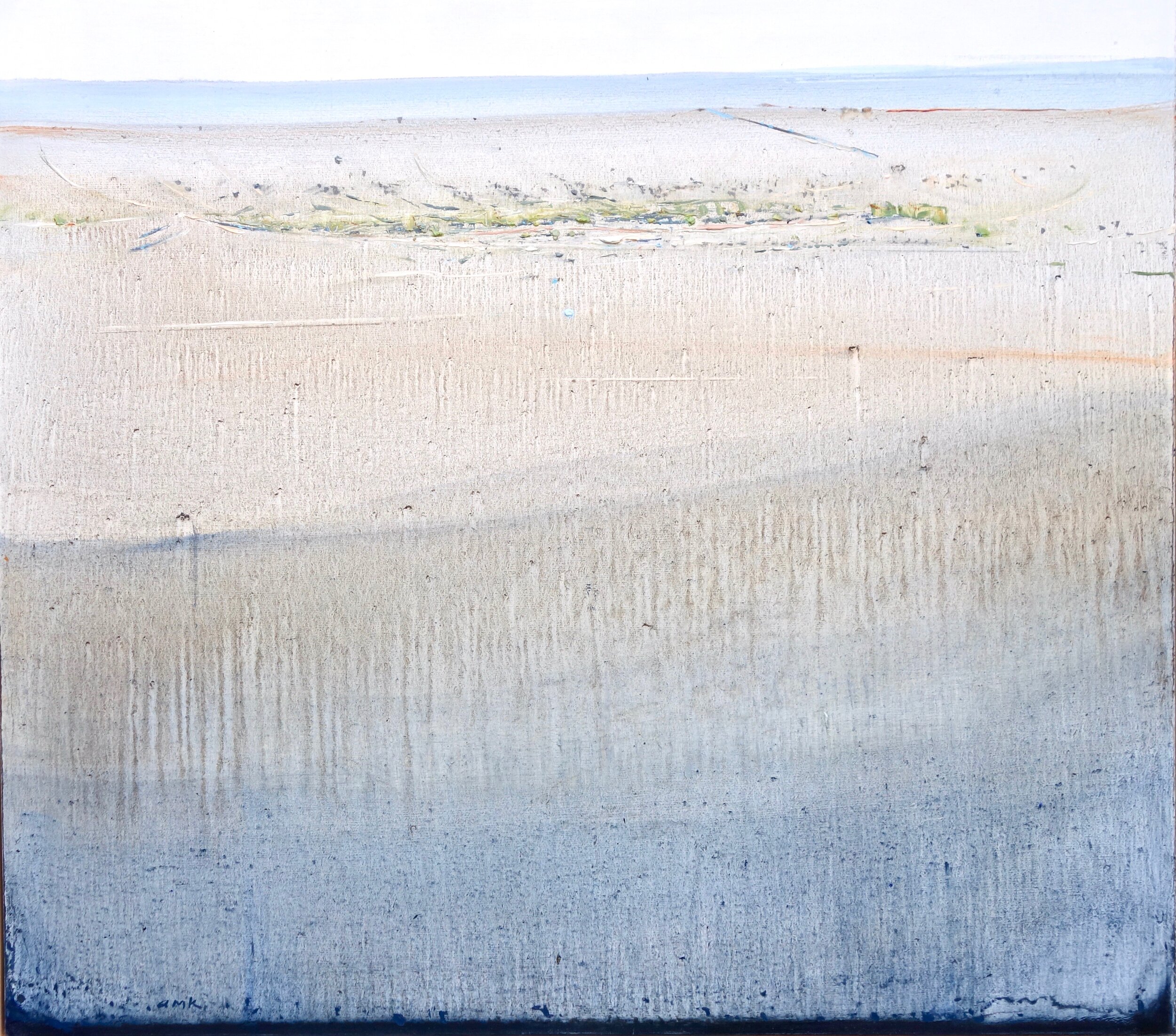 Reservoir oil on panel 16 x 18” 2019