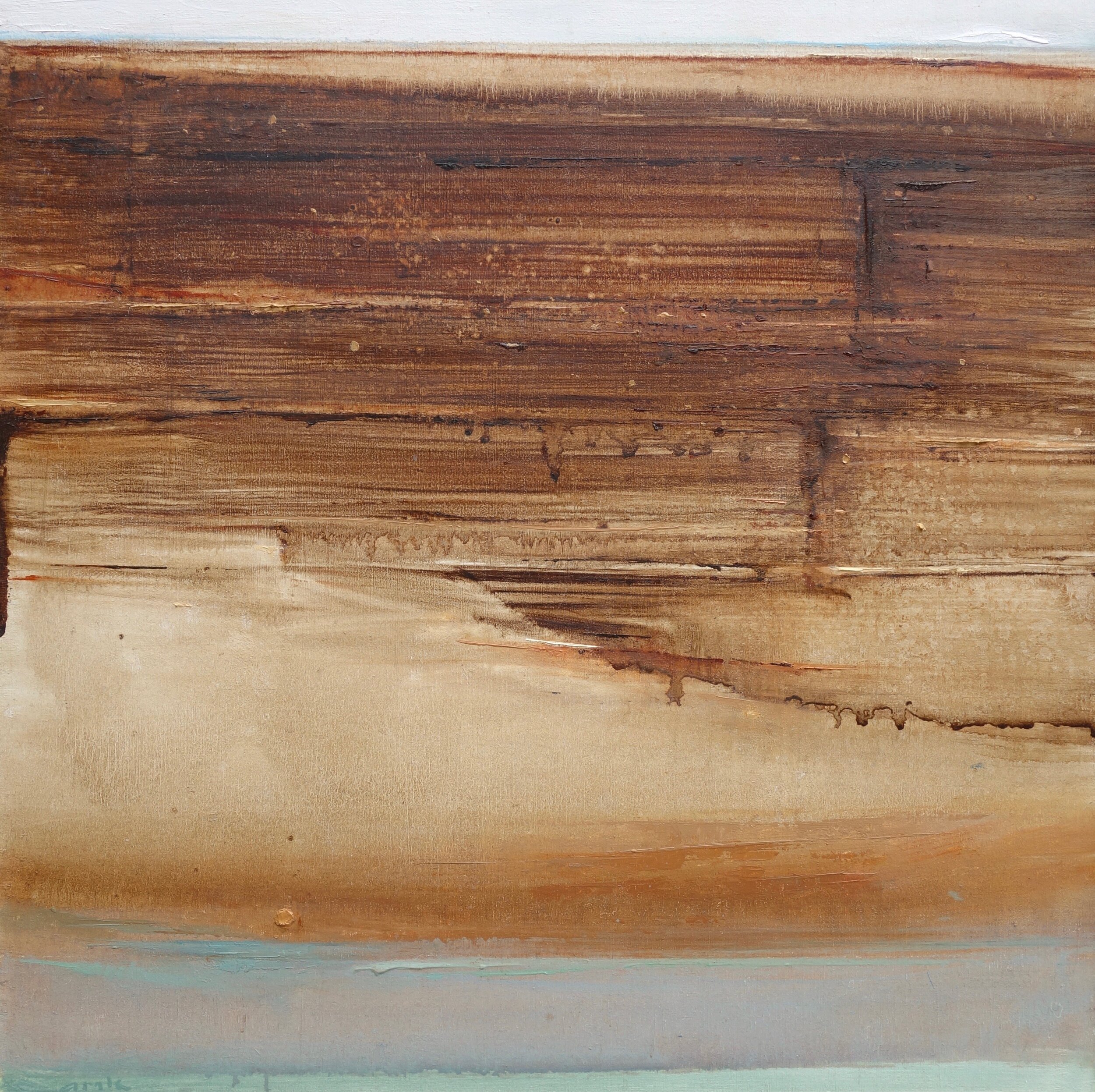 Ogallala oil on panel 12 x 12" 2016