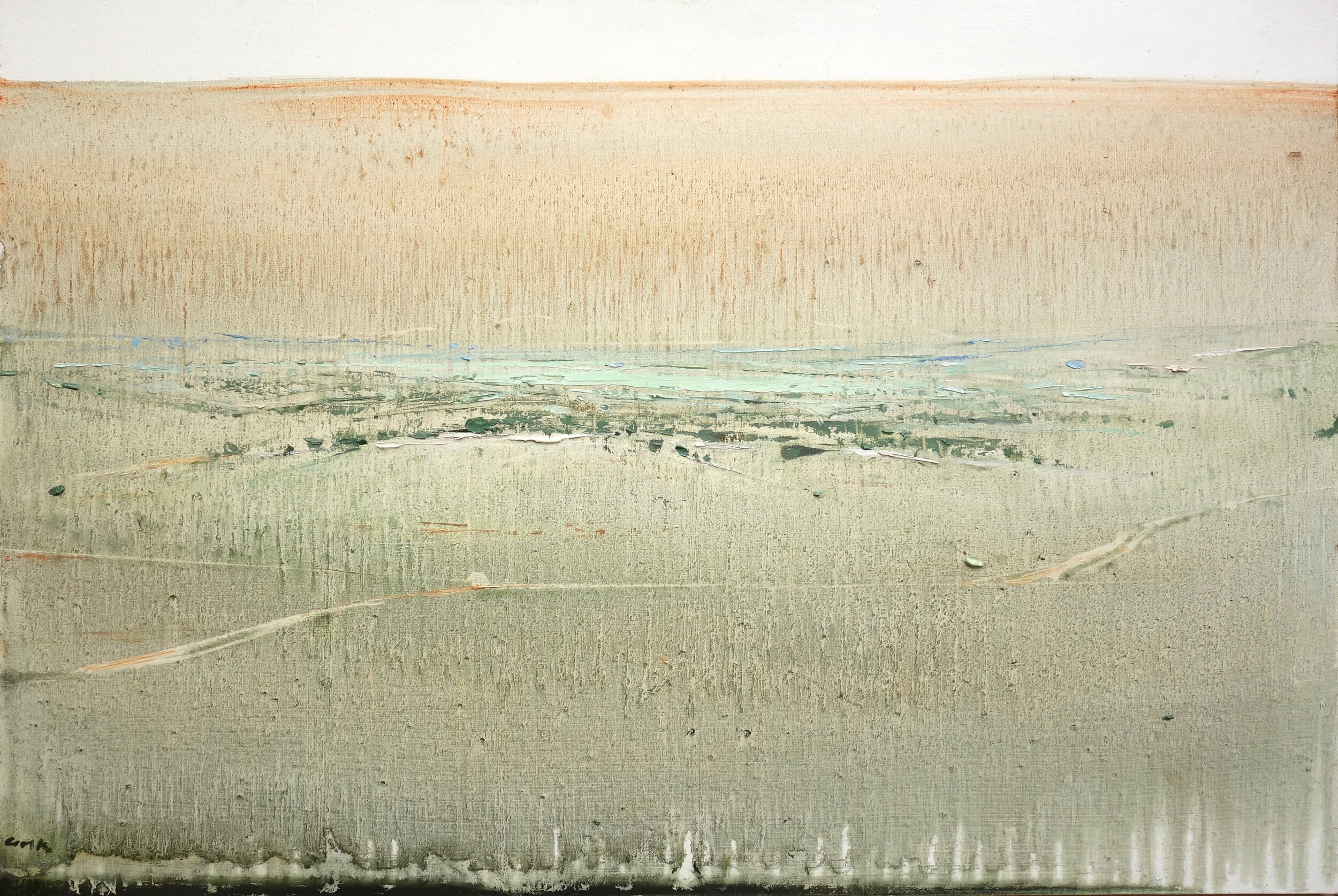 Antilocapra oil on panel 11.5 x 16” 2020
