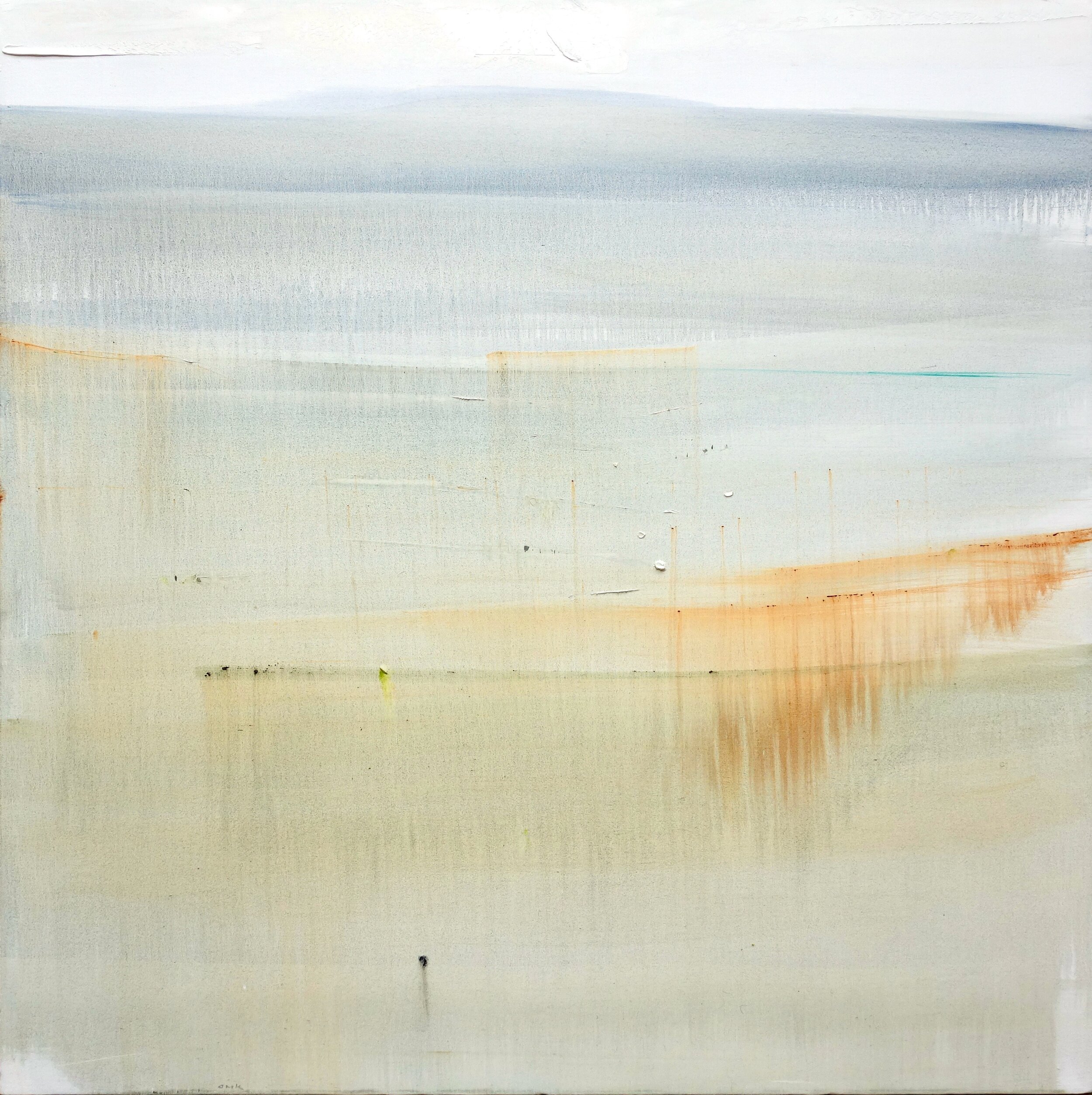 Watership oil on linen 34 x 34” 2021