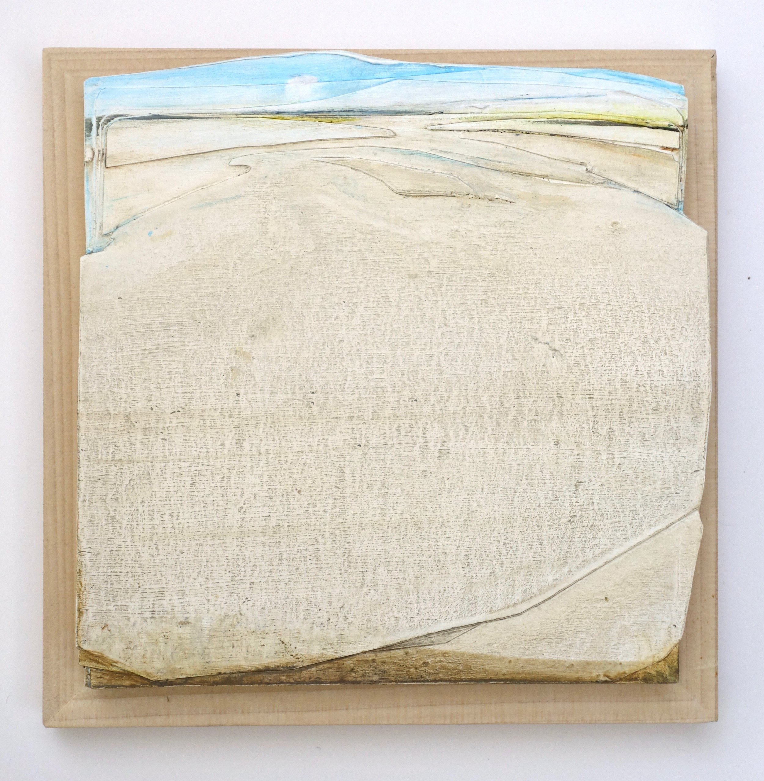   Lamina III (desert wash)   oil, paper on panel  7 x 7”  2021     