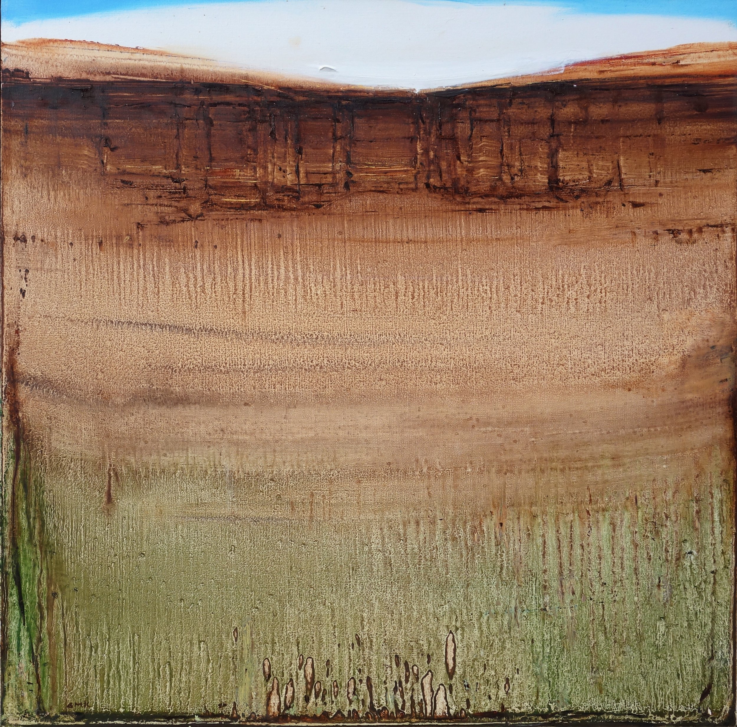 Aerie oil on panel 16 x 16” 2022