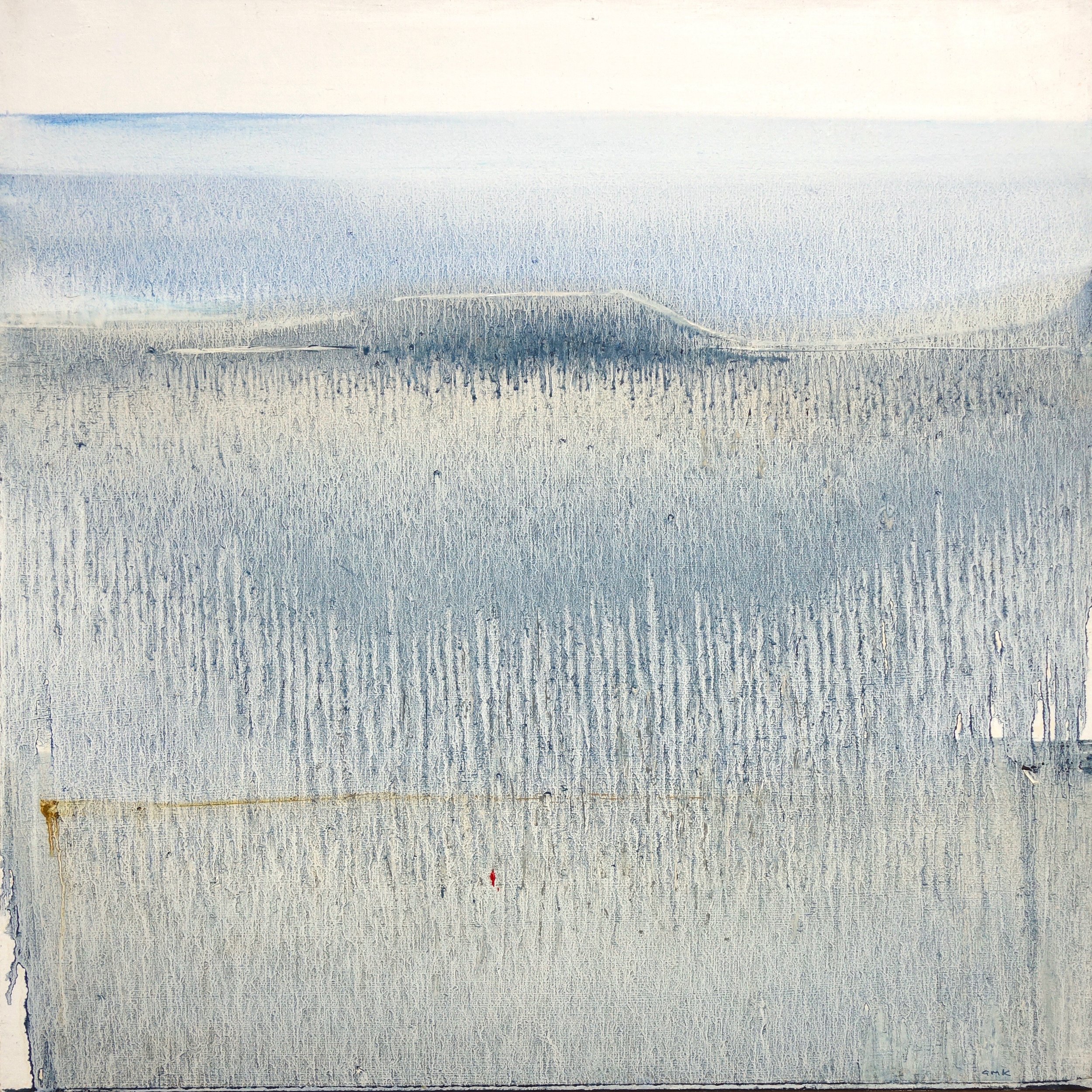 Blue Wave oil on panel 16 x 16” 2023