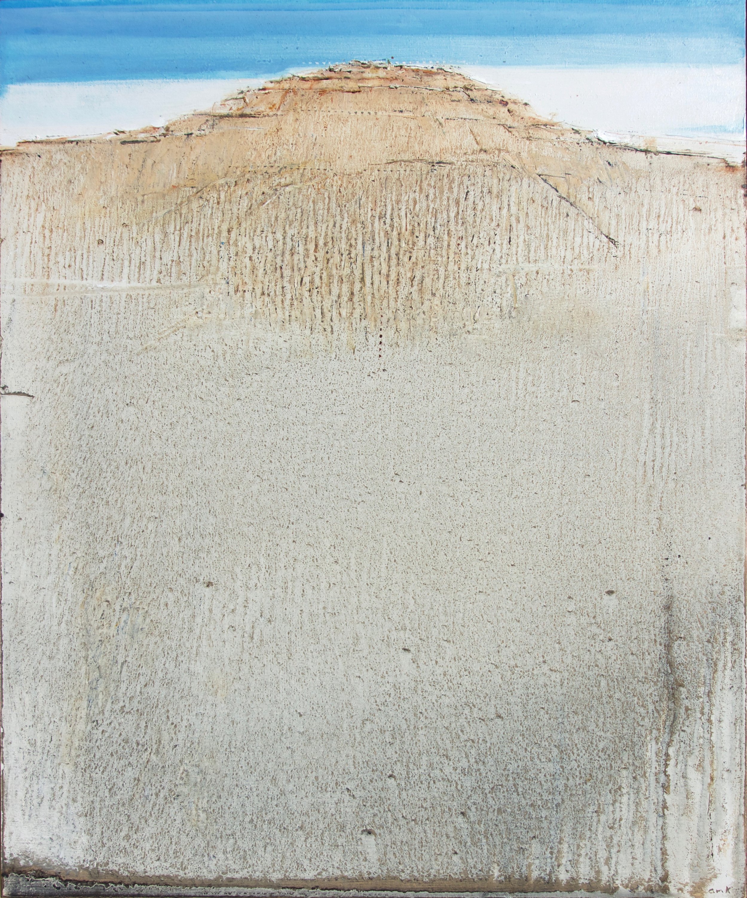   Masthead   oil on panel  17 x 14”  2023     