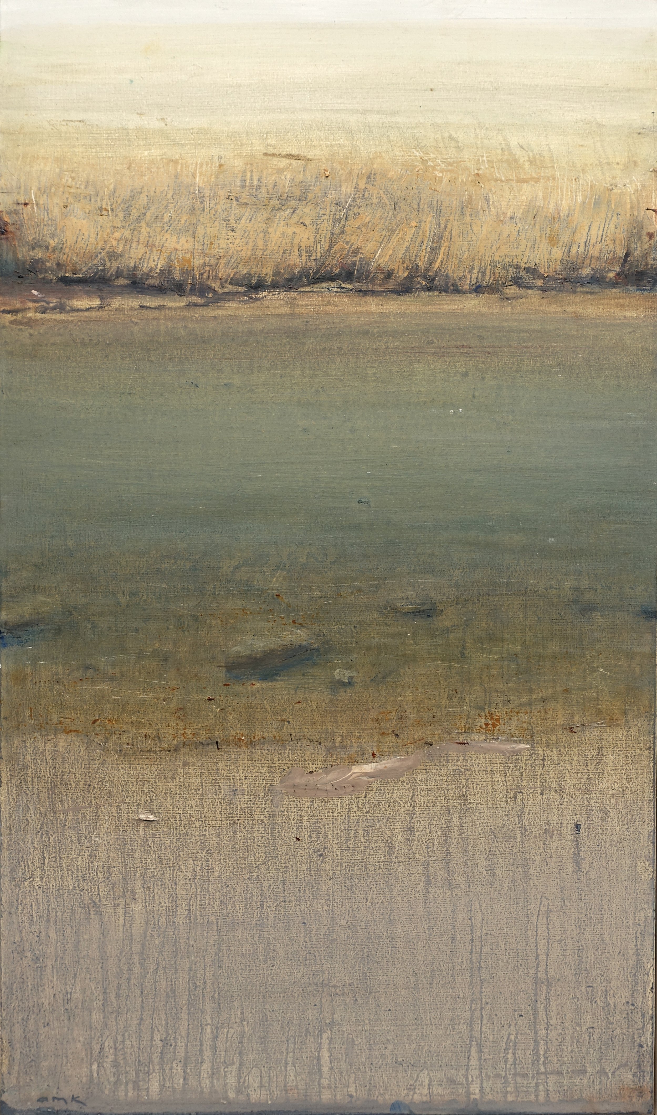 Jade oil on panel 14 × 8” 2025