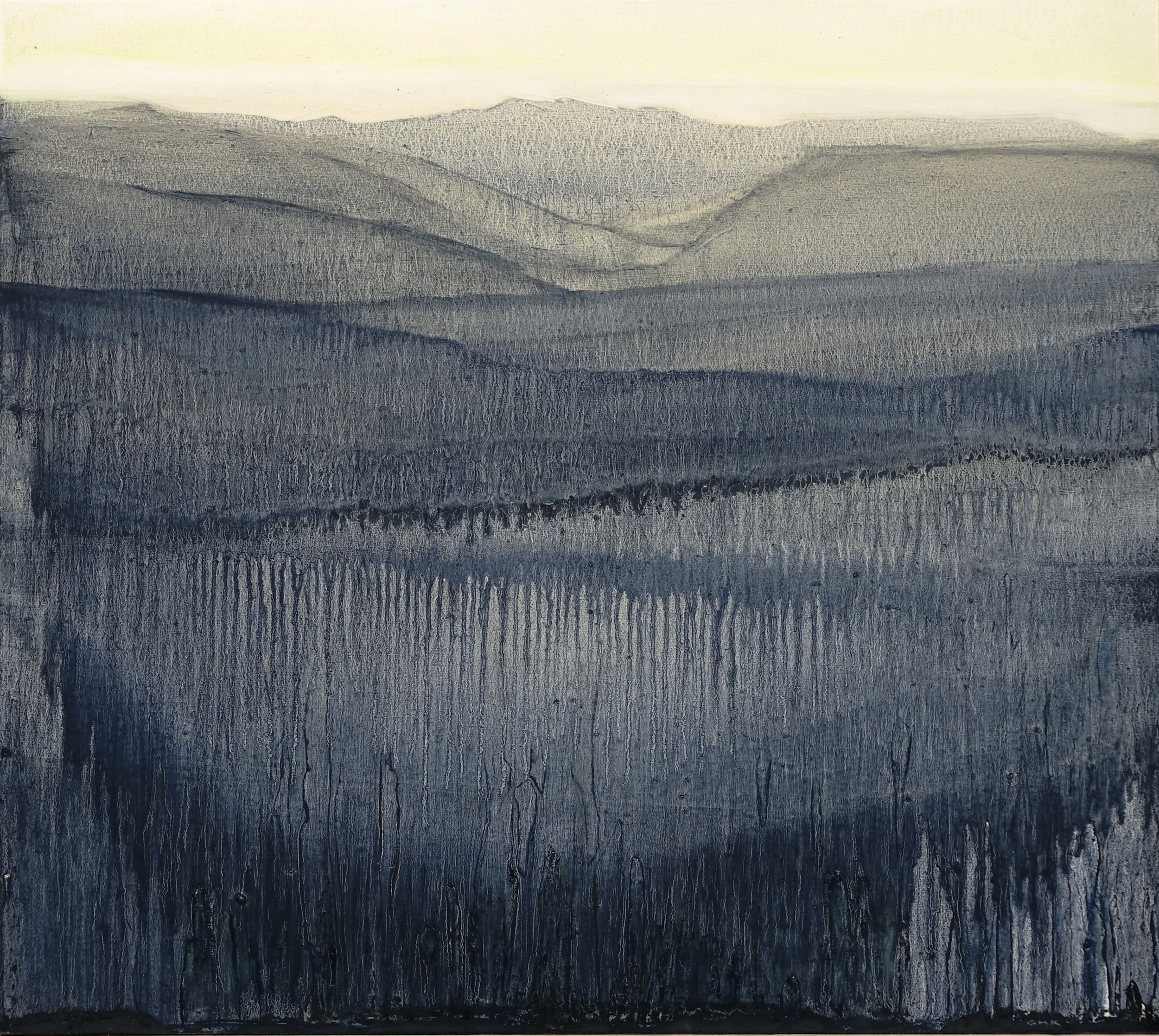 Spring Canyon oil on panel 16 × 18” 2025