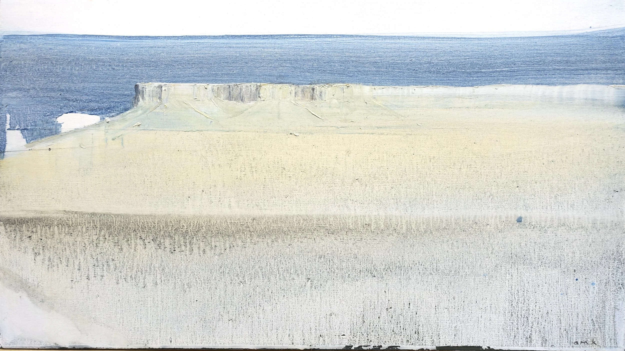 Marine Layer oil on panel 10 × 17” 2025