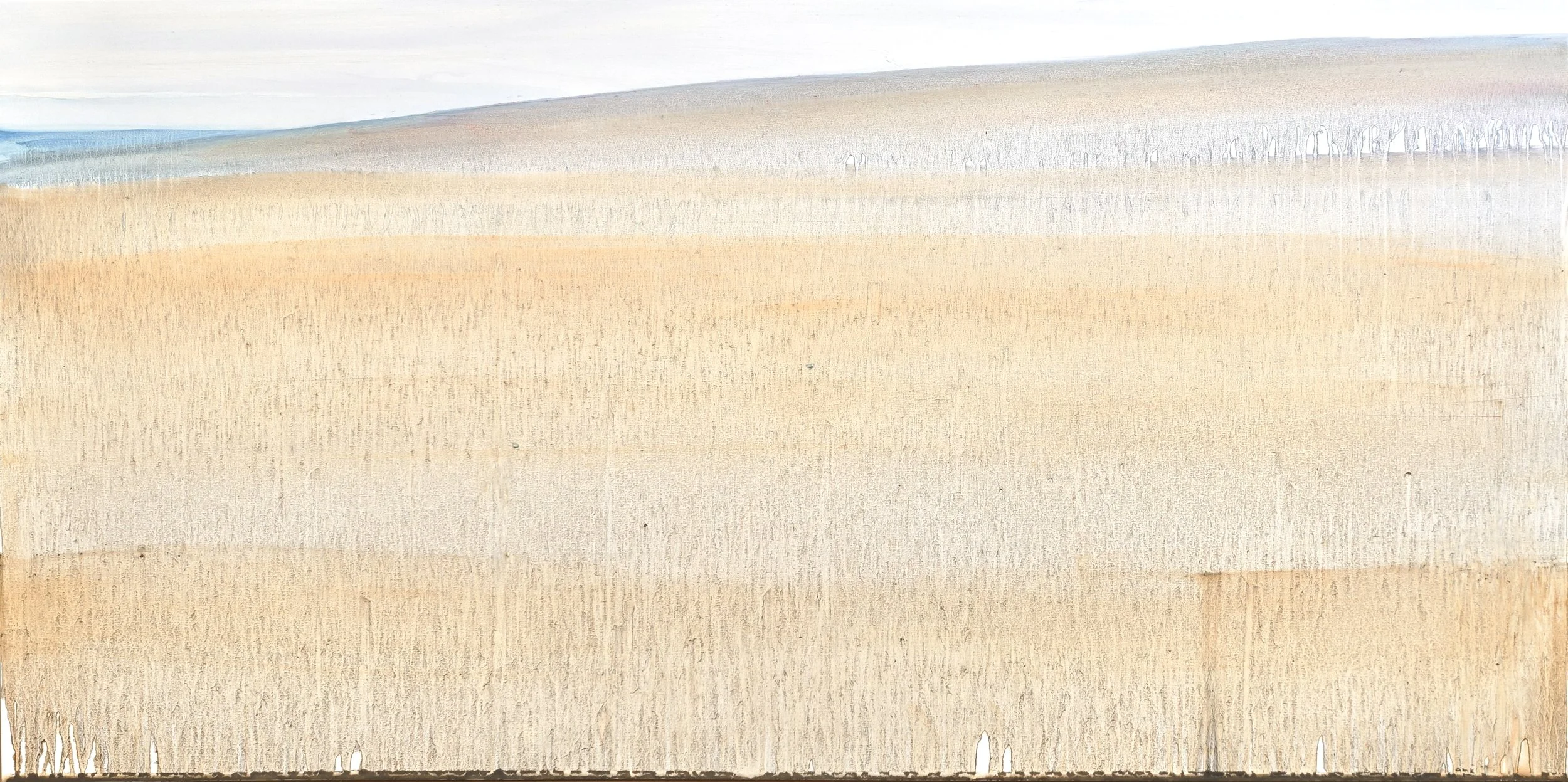  Yellowcat   oil on panel  24 × 48”  2026     