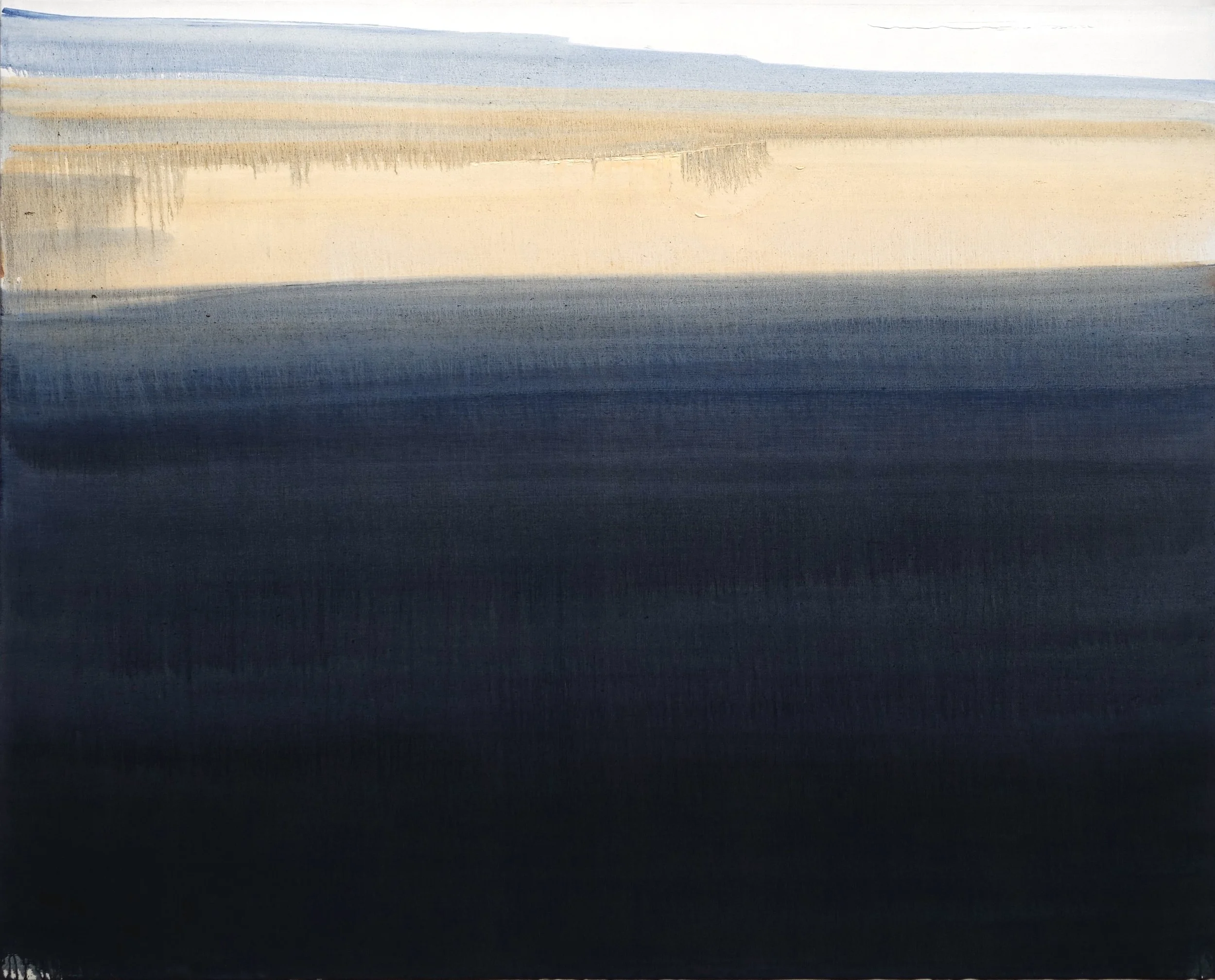   Desert Shore   oil on linen  48 × 60”  2026     