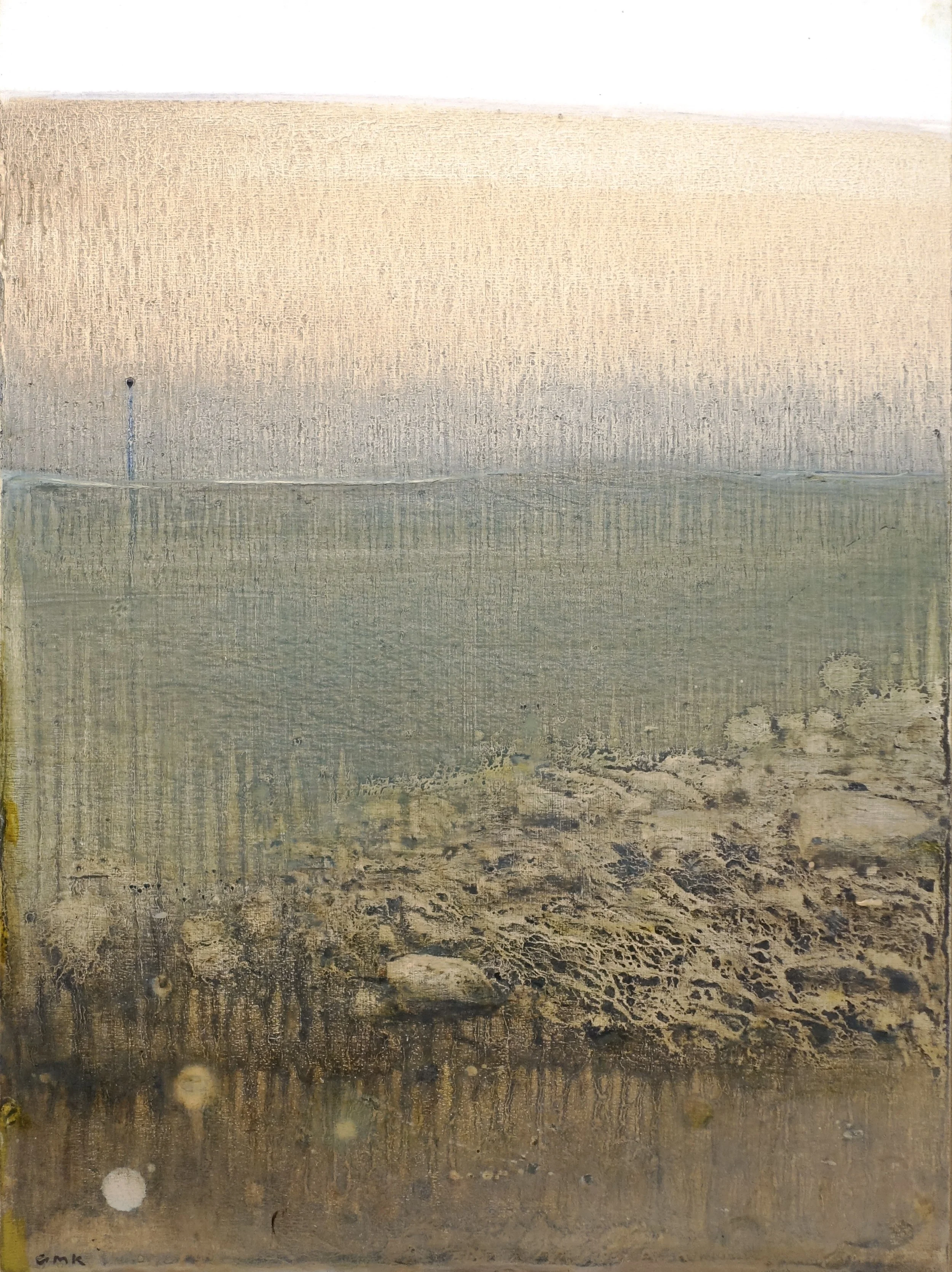   Streambed   oil on panel  16 × 12”  2026     