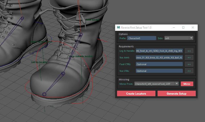 Adding a separate Toe Controller.