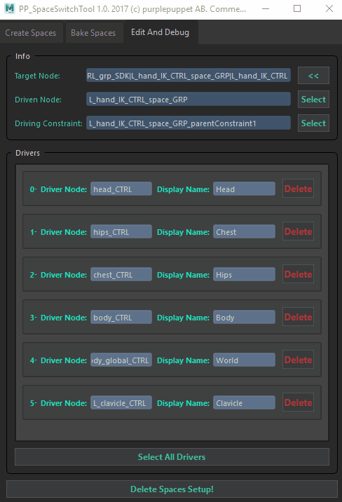 Editing in the Edit and Debug tab.