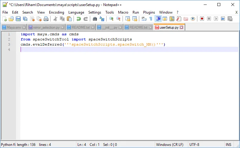 userSetup.py file example