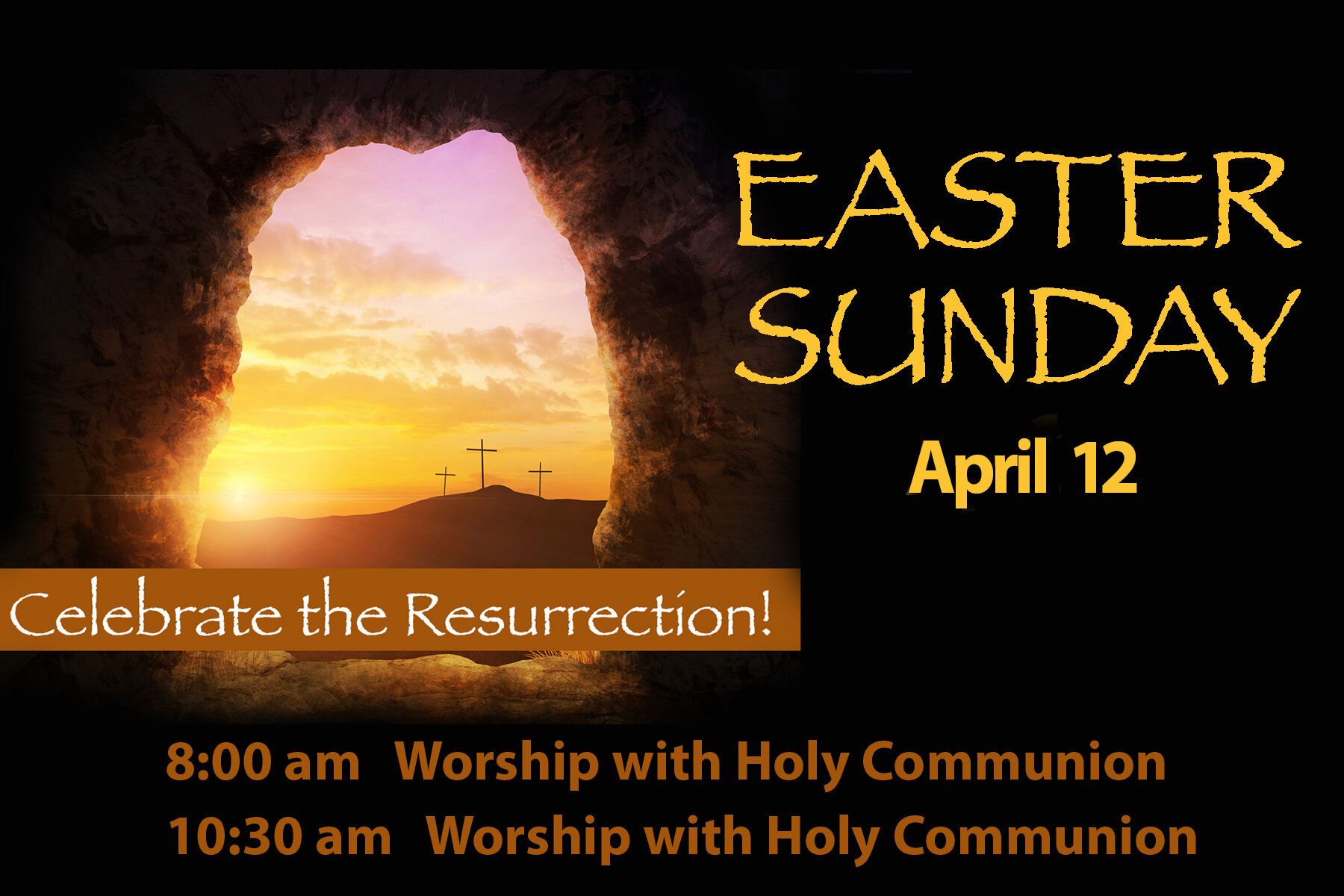 Easter Sunday April 12