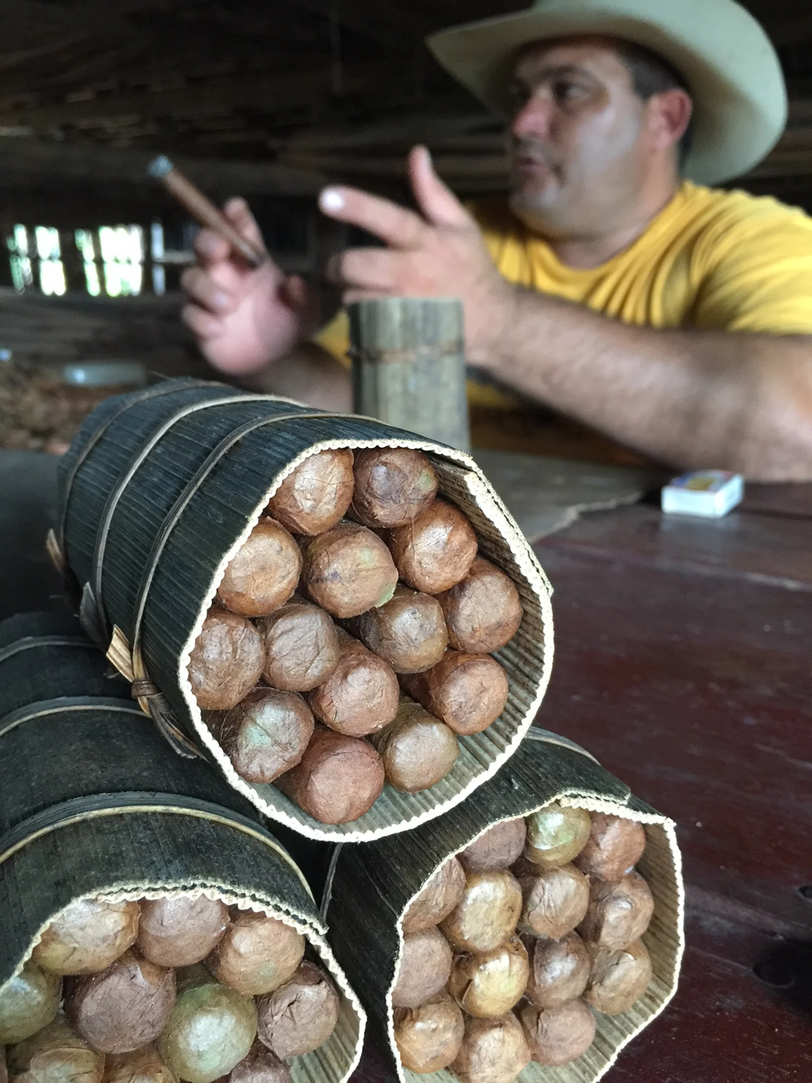 Cigars ready for shipment.