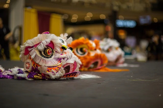 Lion Dance symbolizes durability and wealth. (photo by IQ Remix )