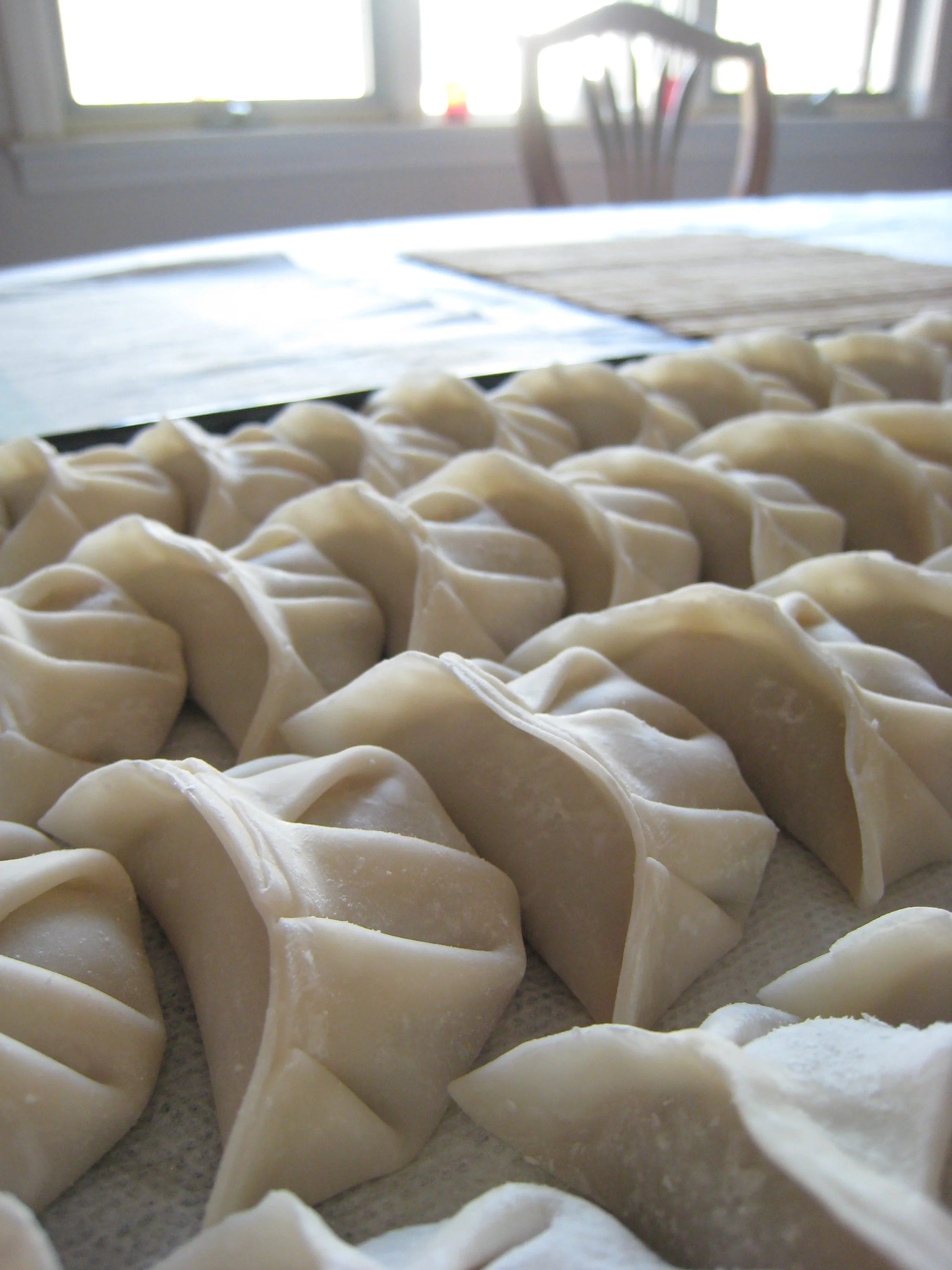 Vegetable Dumplings made at my brother's home