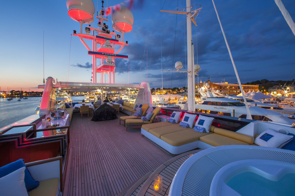 The 155-foot ketch Asolare during the 2014 Newport Charter Yacht Show. (Photo Credit Billy Black)