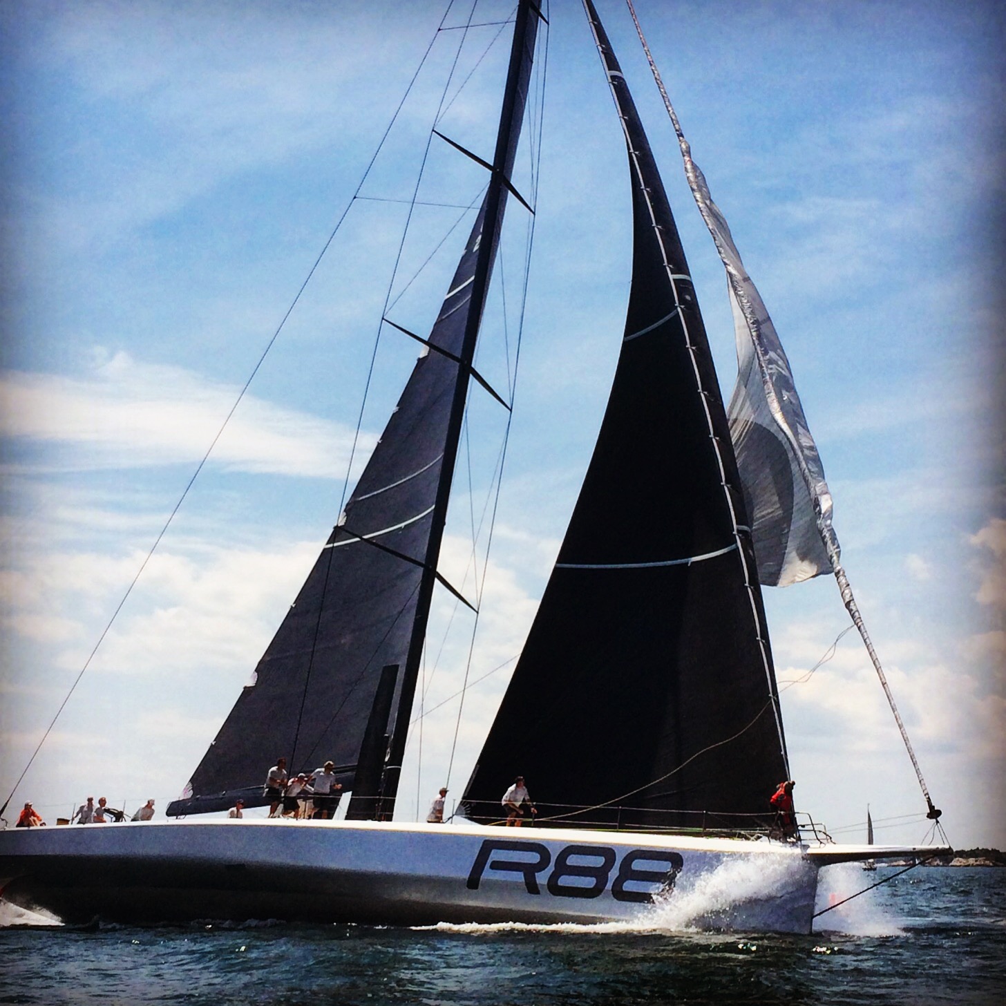 George David's Rambler 88 racing at the NYYC Annual Regatta