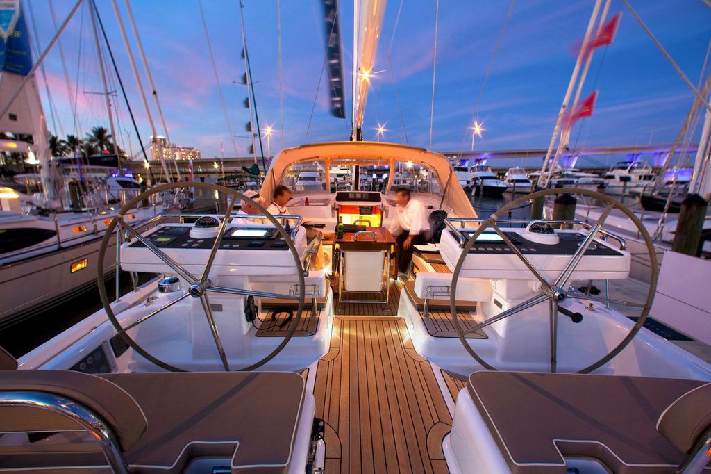 Bandido is a 62-foot sailboat available for charter through Oyster Charter.